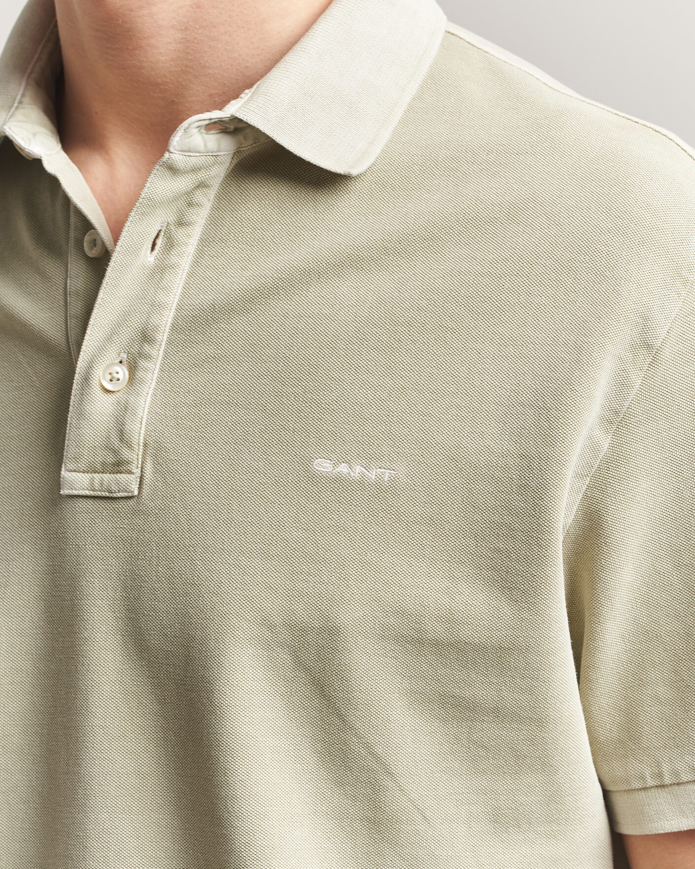 Men | Polo Shirts | Gant | Sunfaded Polo Milky Matcha
