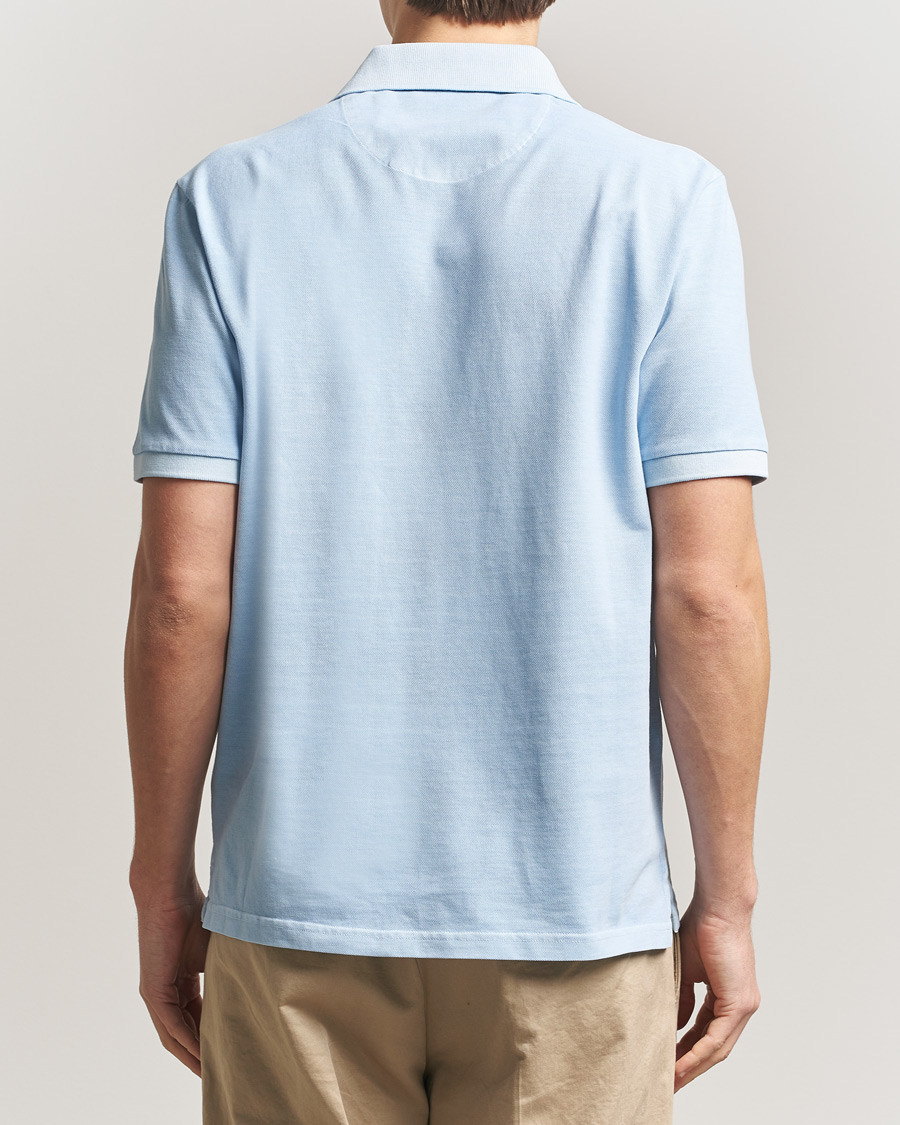 Men | Polo Shirts | GANT | Sunfaded Polo Fresh Blue