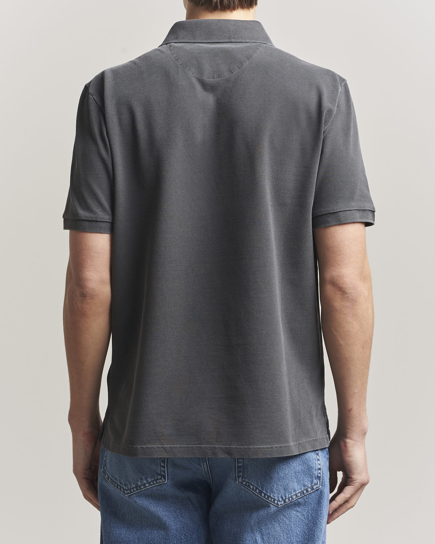 Men | Polo Shirts | GANT | Sunfaded Polo Black