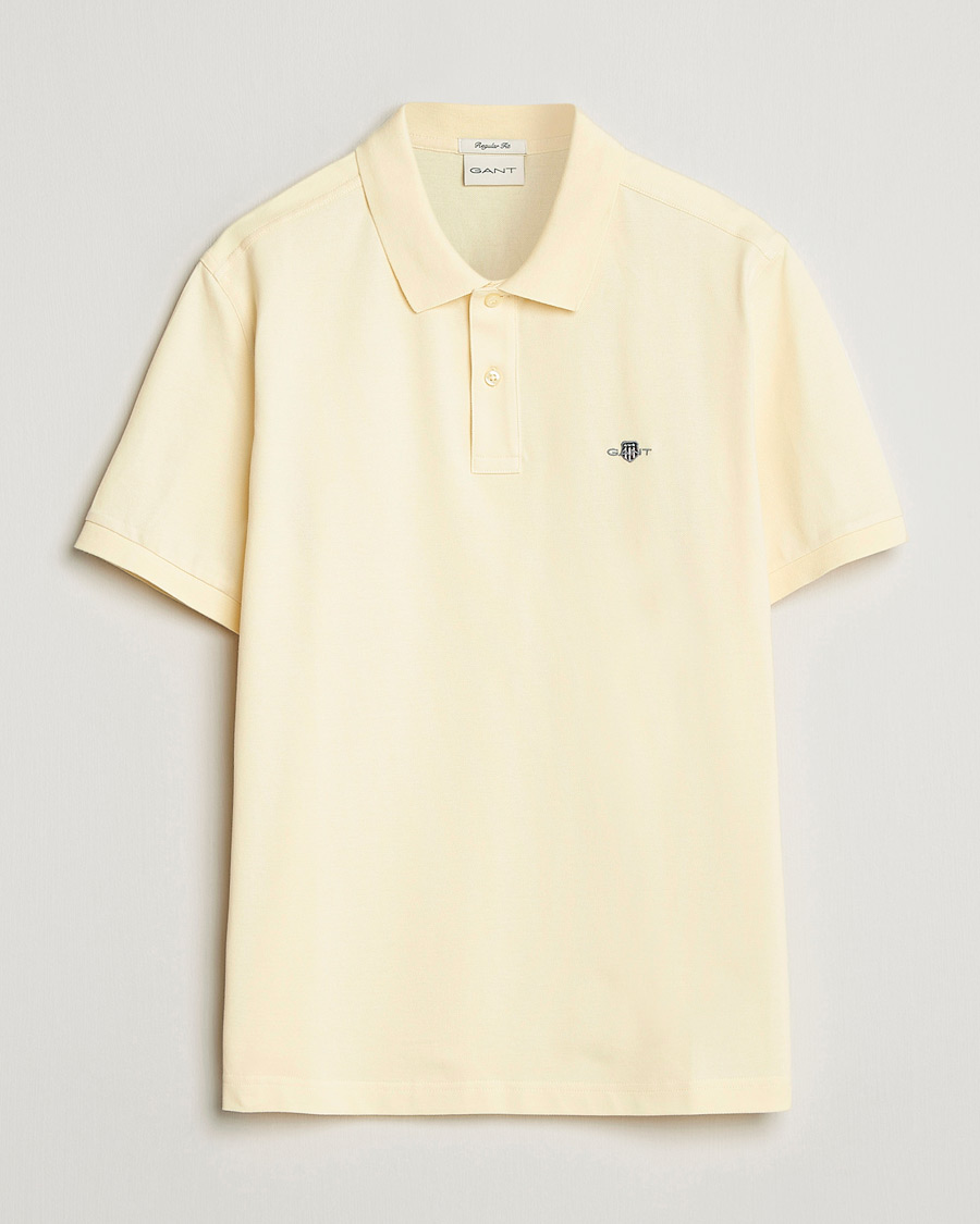 Men | Polo Shirts | Gant | The Original Polo Vanilla Yellow