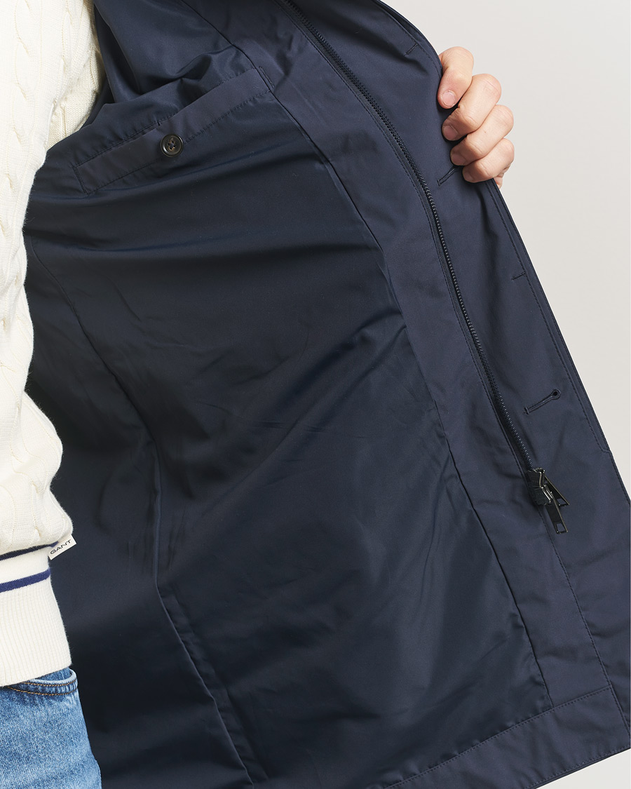 Men | Coats & Jackets | Gant | Lightweight Commuter Coat Evening Blue