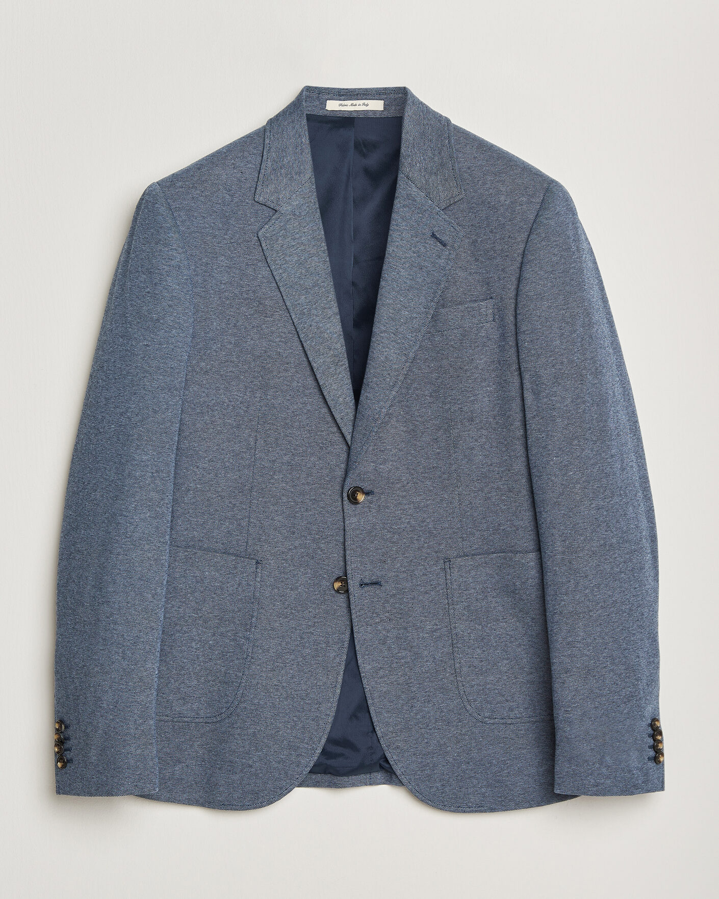 Men | Blazers | Gant | Two Tone Jersey Pique Blazer Salty Sea