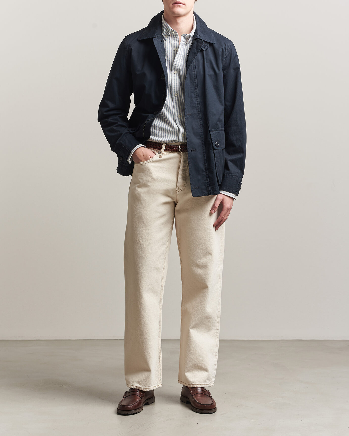 Men | Coats & Jackets | GANT | Cotton Decker Jacket Black