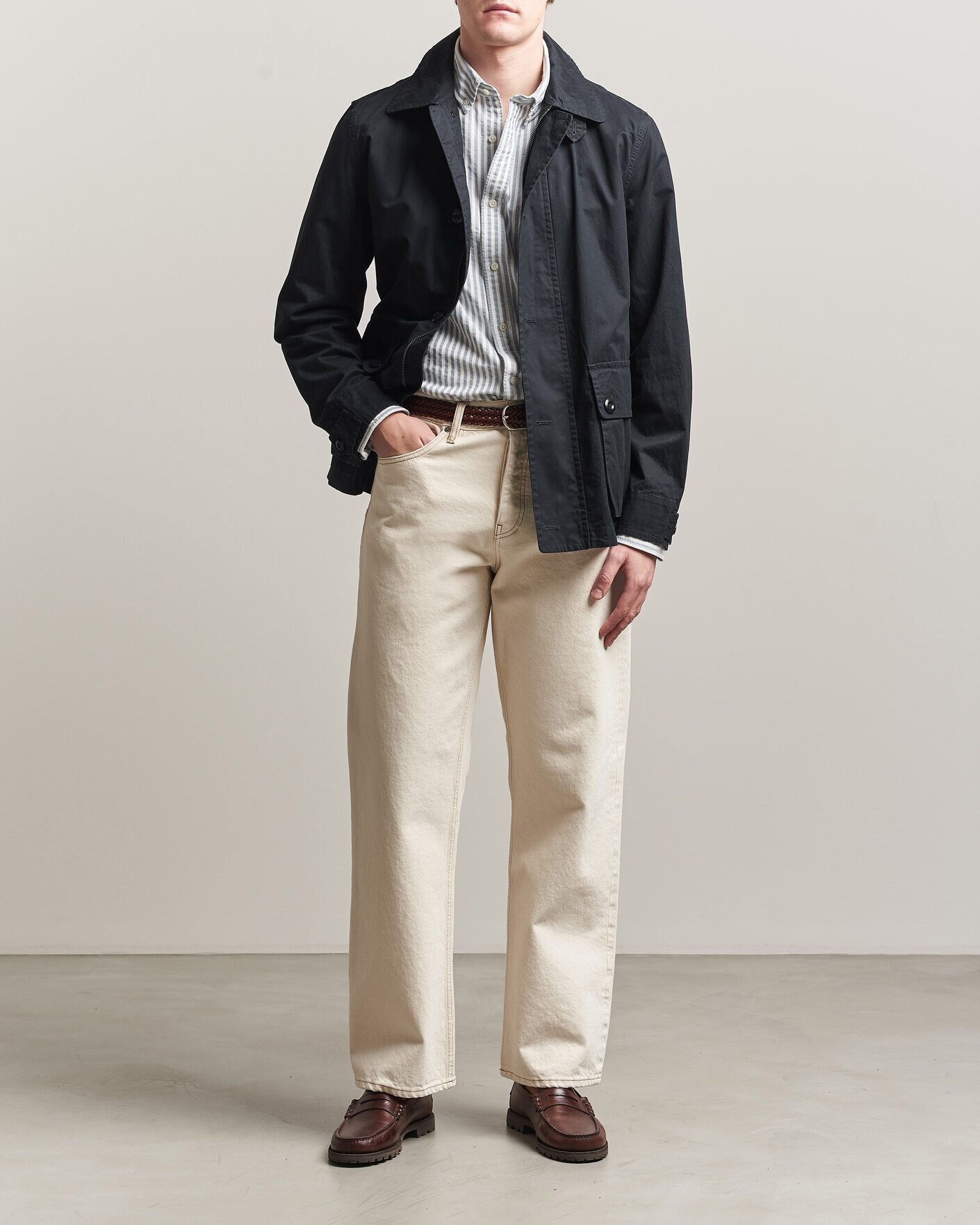 Men | Coats & Jackets | Gant | Cotton Decker Jacket Black