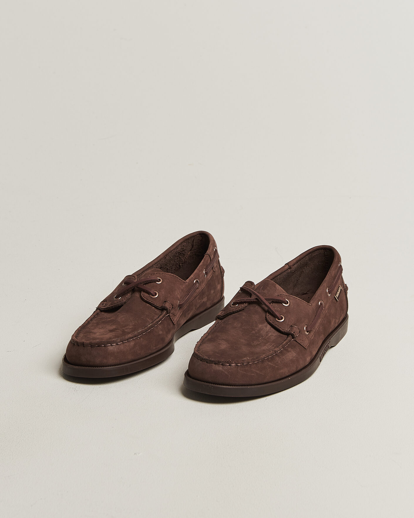 Men | Boat Shoes | Sebago | Docksides Portland Nubuck Boat Shoe Brown Taupe