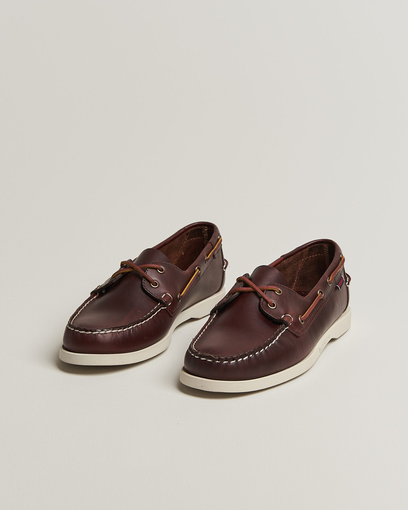 Men | Boat Shoes | Sebago | Docksides Portland Waxed Boat Shoe Dark Brown