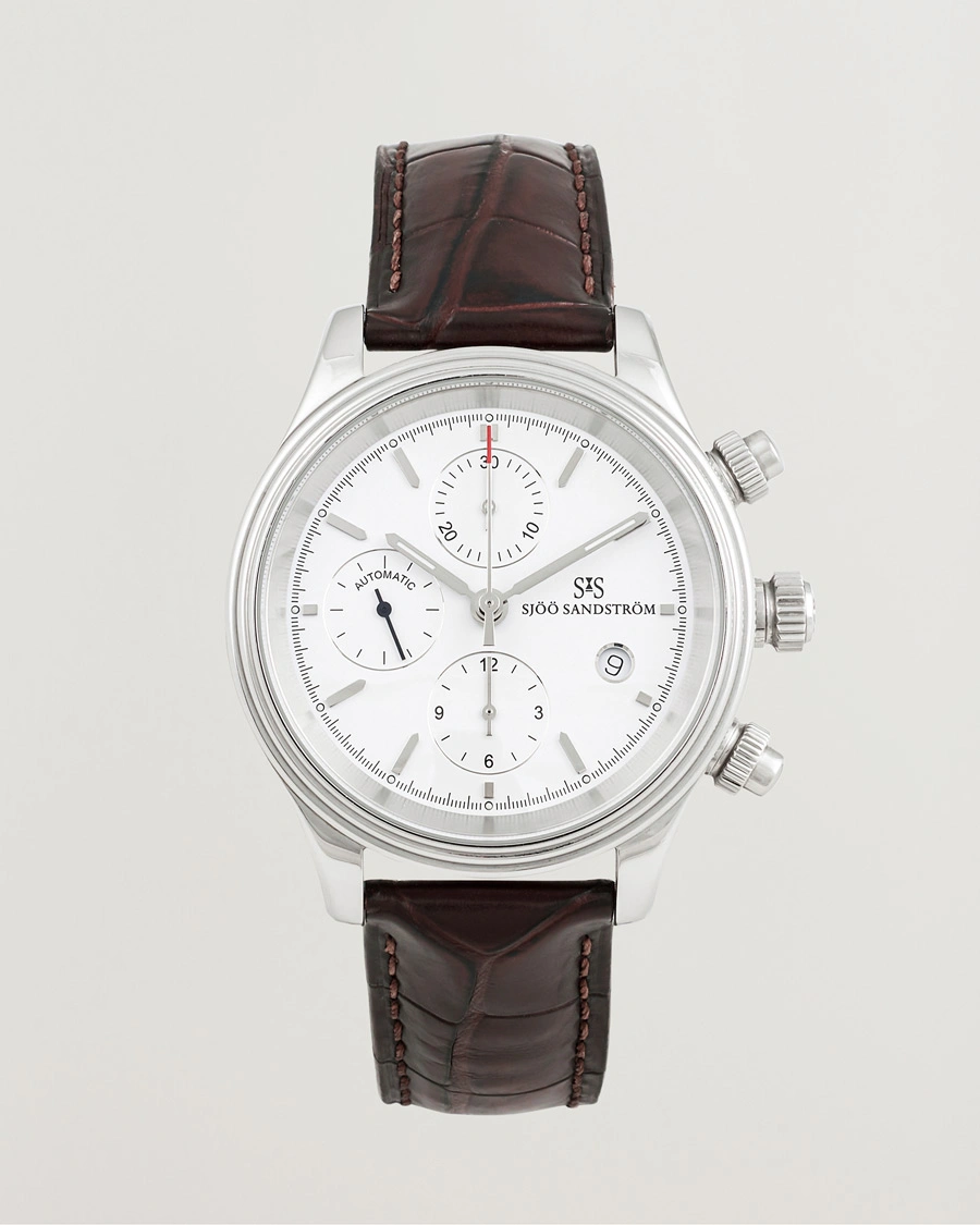 Men | Pre-Owned & Vintage Watches | Sjöö Sandström Pre-Owned | Royal Steel Chrono 