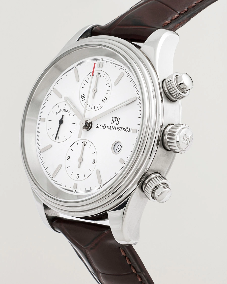 Men | Pre-Owned & Vintage Watches | Sjöö Sandström Pre-Owned | Royal Steel Chrono 