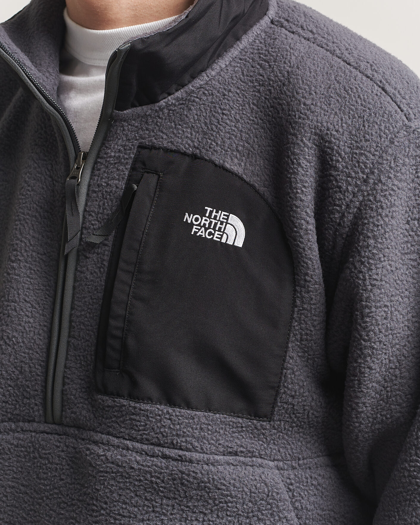 Men | Sweaters & Knitwear | The North Face | Yumiori Fleece Half Zip Asphalt Grey