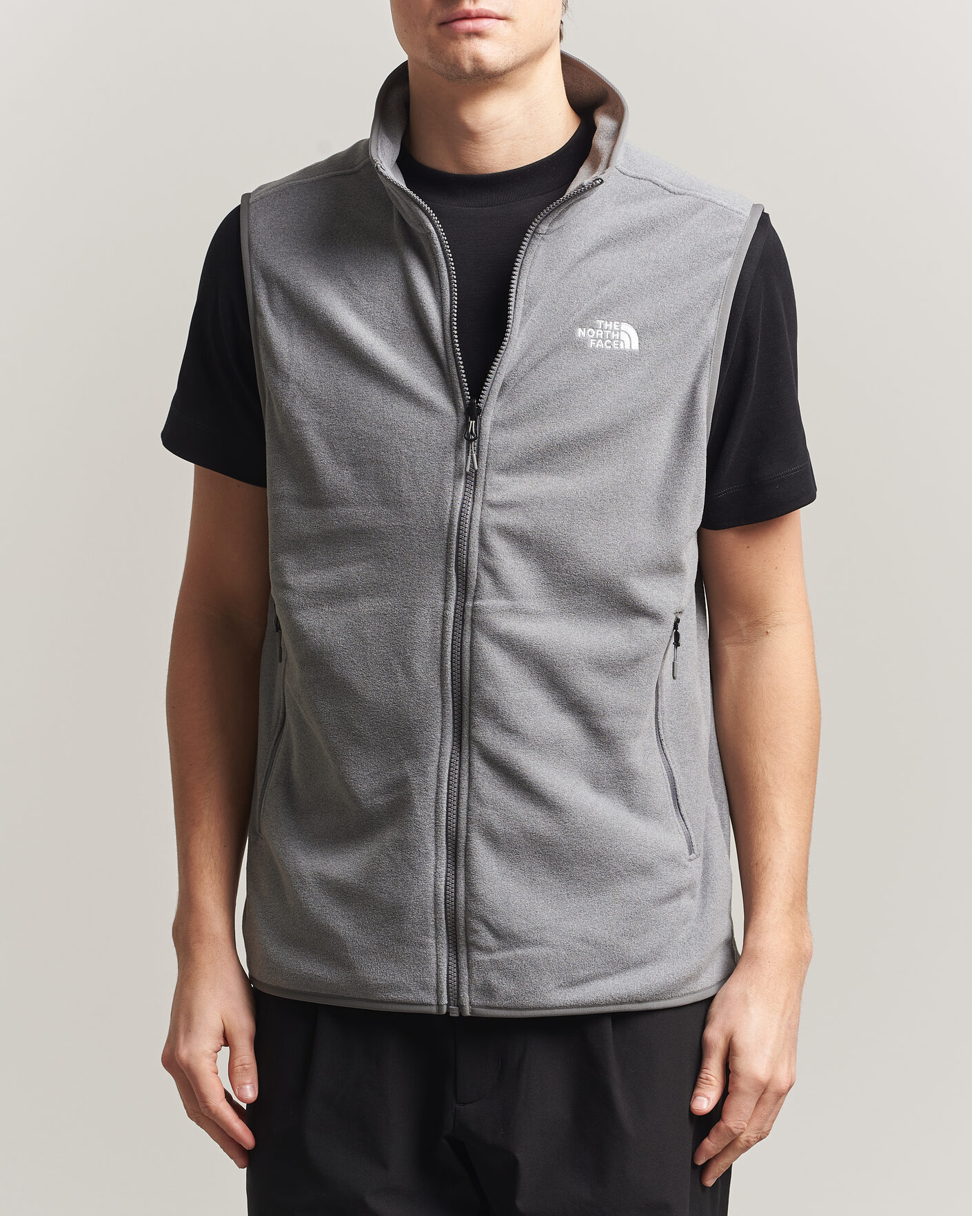 Men | Gilets | The North Face | Glacier Fleece Vest Grey