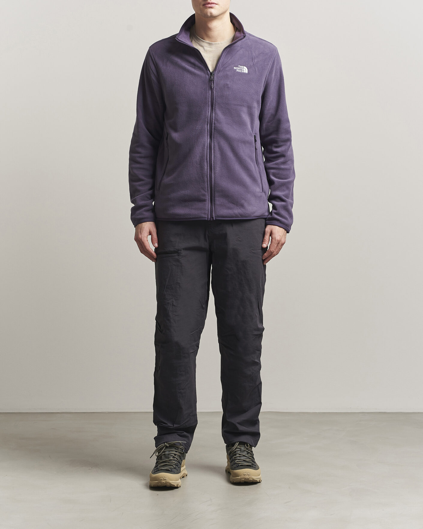 もふもふ The North Face Glacier Full Zip Fleece Endless Dusk at CareOfCarl.com
