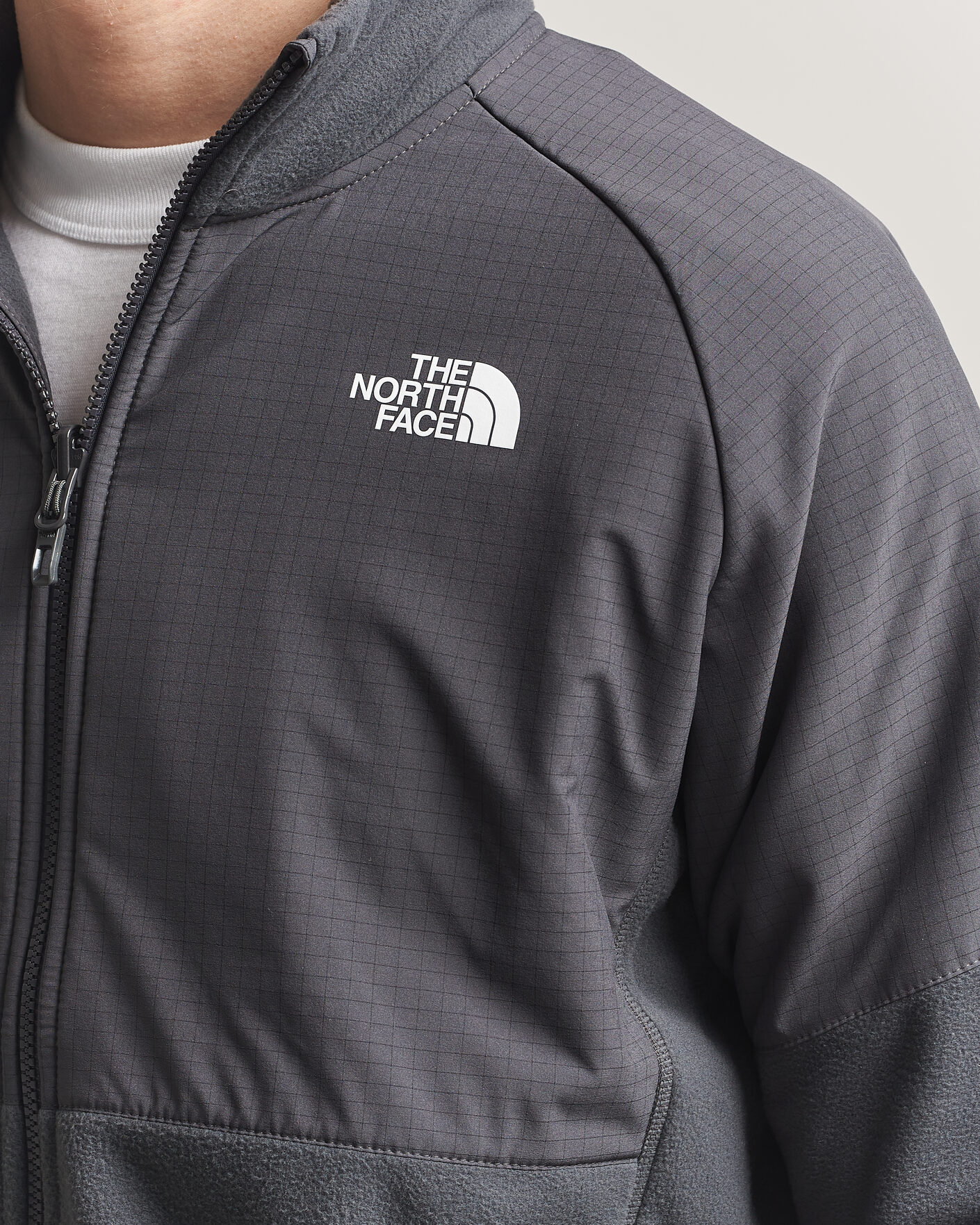 Men | Sweaters & Knitwear | The North Face | Glacier Hybrid Fleece  Black