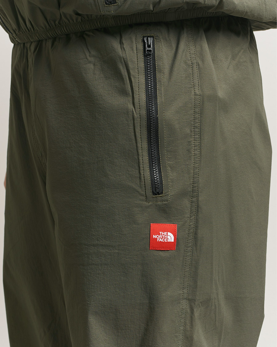 The North Face Red Box Packable Wind Pants New Taupe Green at