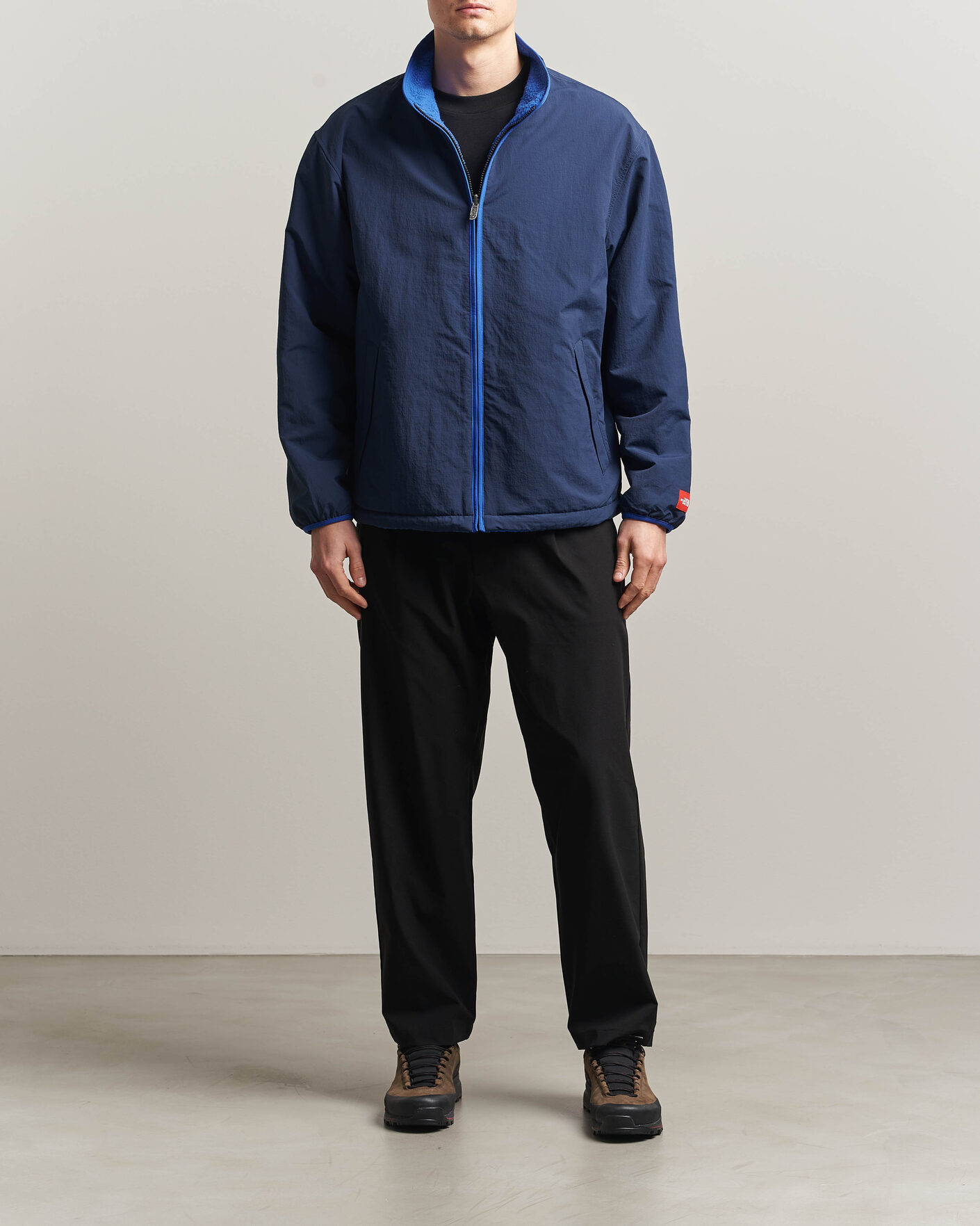 The North Face Red Box Reversible Fleece Jacket Summit Navy at