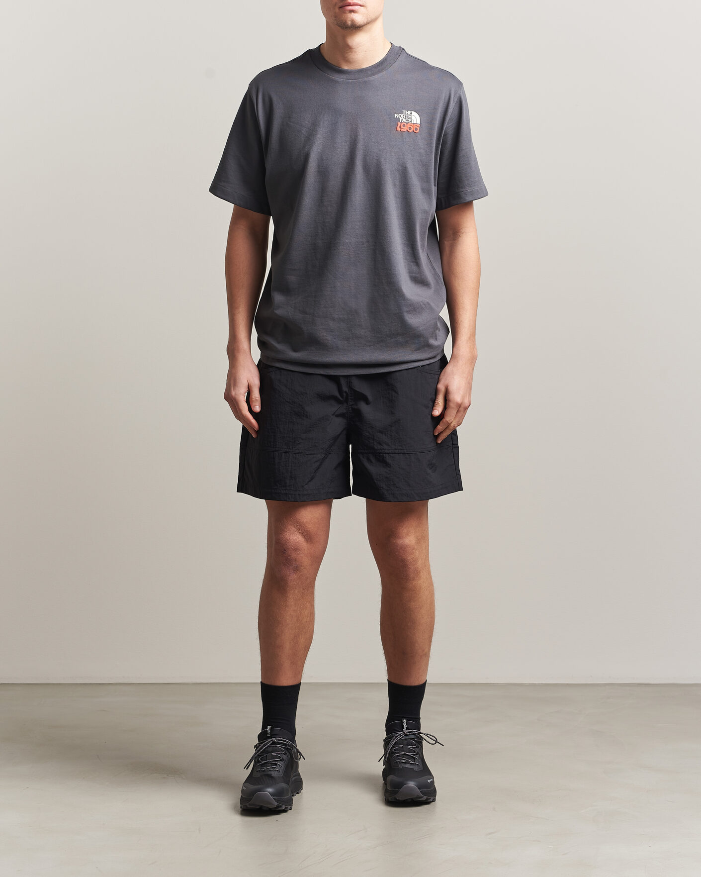 Men | T-Shirts | The North Face | 1966 Printed T-Shirt Anthracite Grey