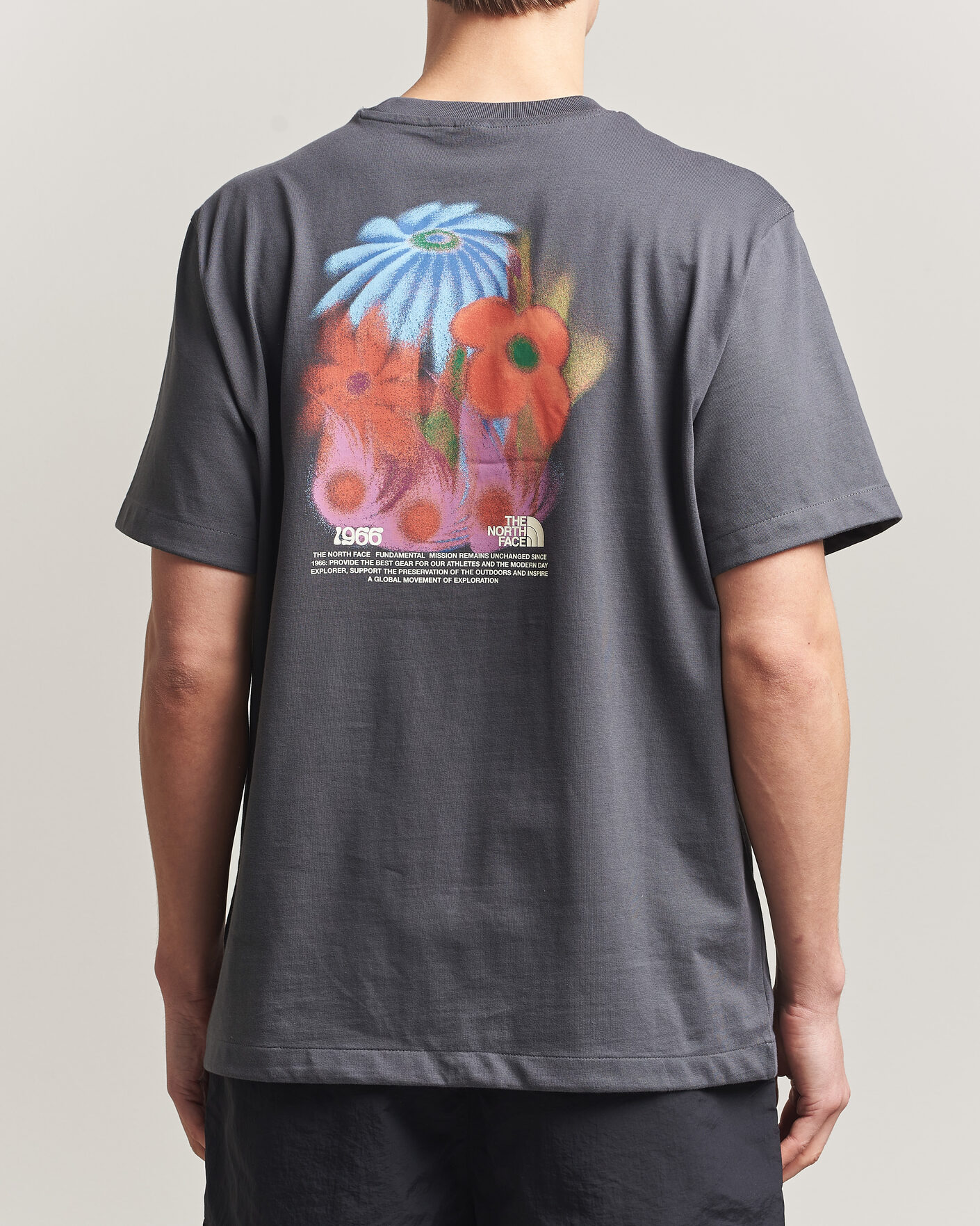 Men | T-Shirts | The North Face | 1966 Printed T-Shirt Anthracite Grey