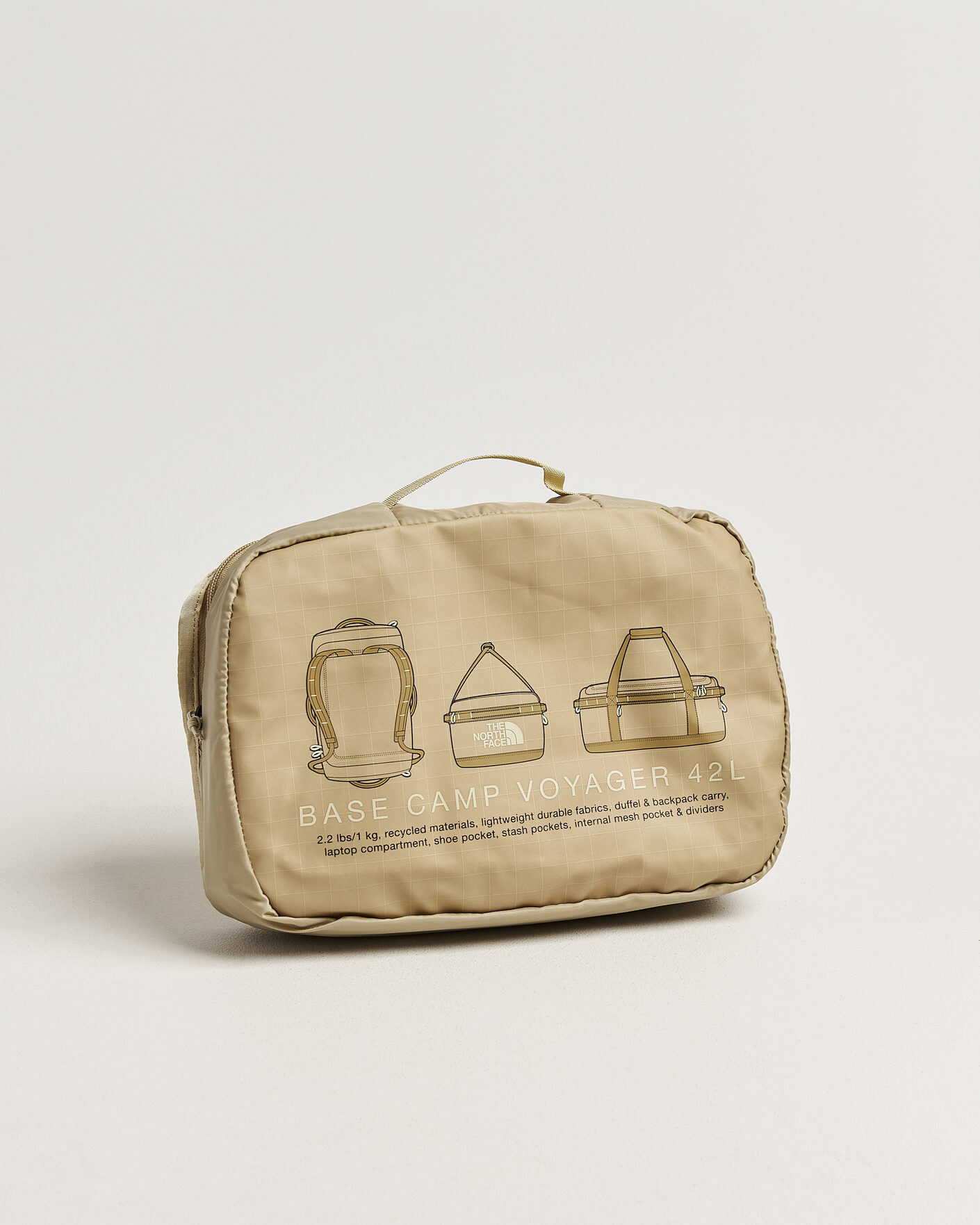 Men | Bags | The North Face | Base Camp Voyager Duffel 42 Khaki Stone