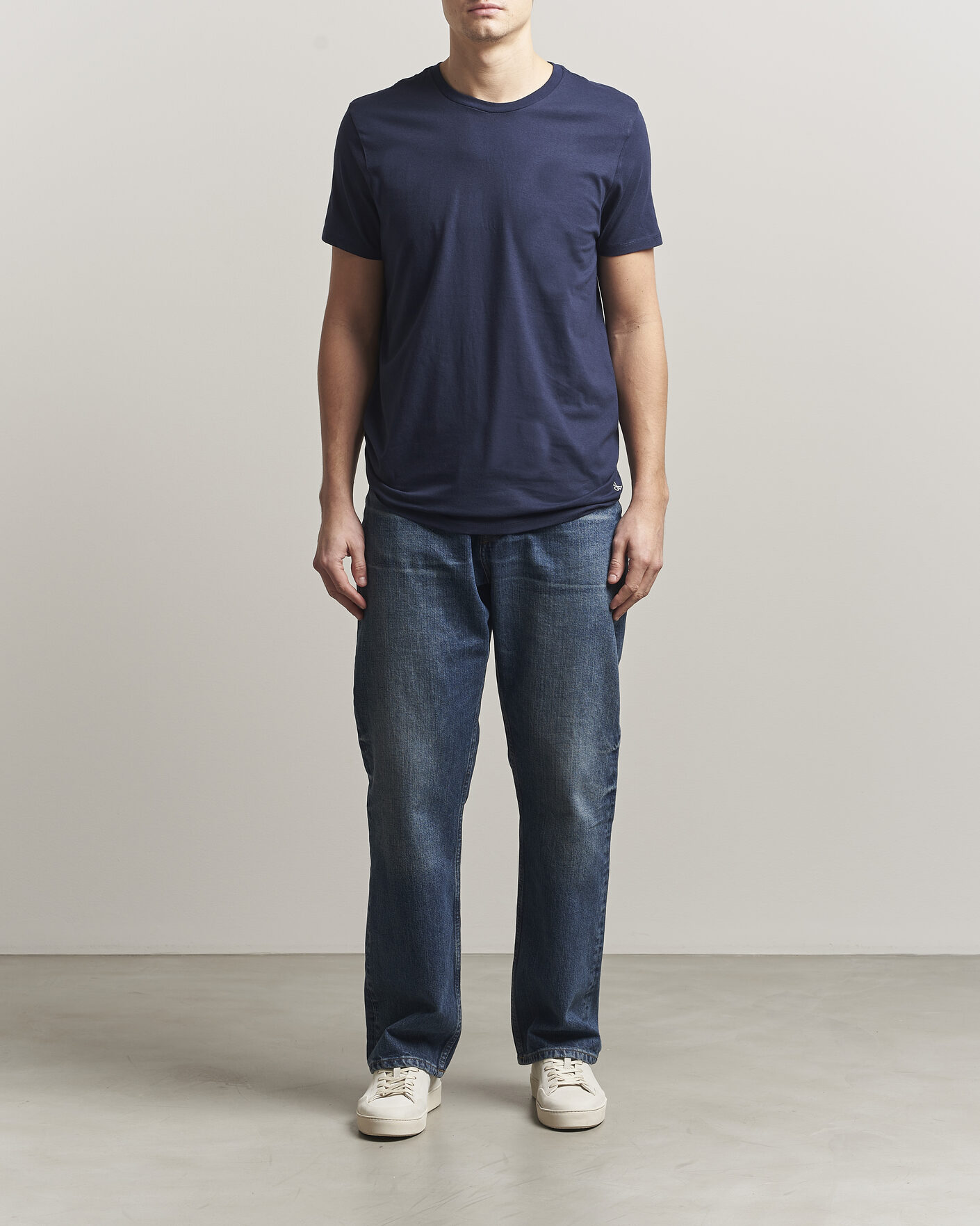 Men | T-Shirts | Calvin Klein | 3-Pack Cotton Crew Neck T-Shirt Navy/Red/Blue