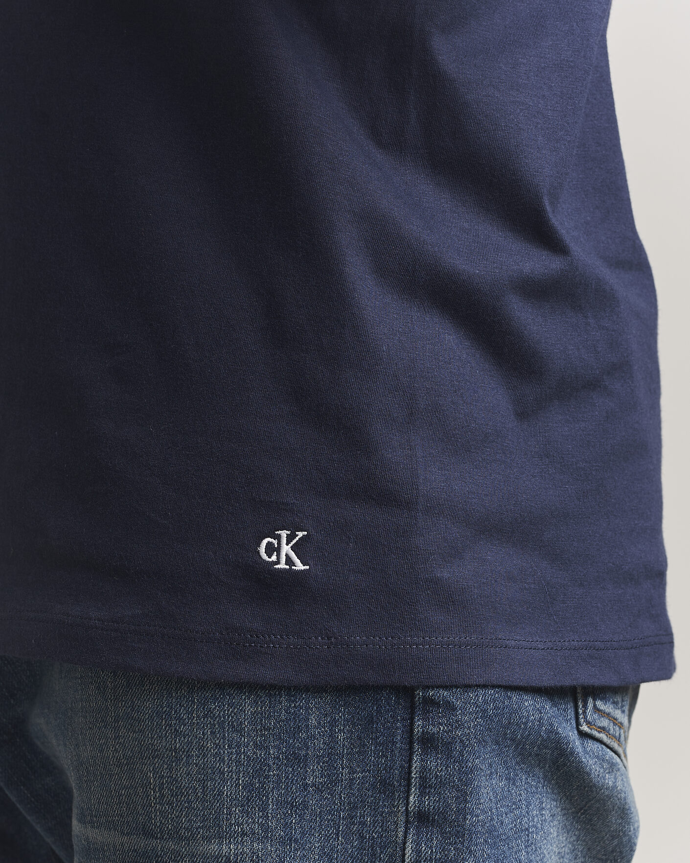 Men | T-Shirts | Calvin Klein | 3-Pack Cotton Crew Neck T-Shirt Navy/Red/Blue