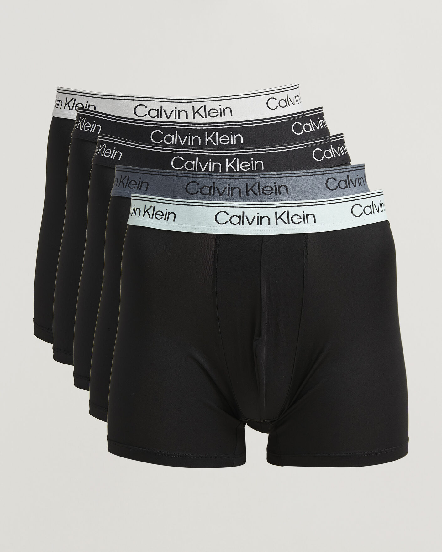 Men | Underwear & Socks | Calvin Klein | 5-Pack Icon Cotton Stretch Boxer Brief Black