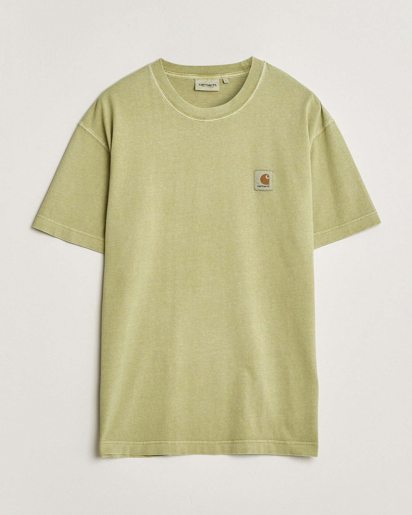 Men | T-Shirts | Carhartt WIP | Nelson Cotton T-Shirt Gentle Green
