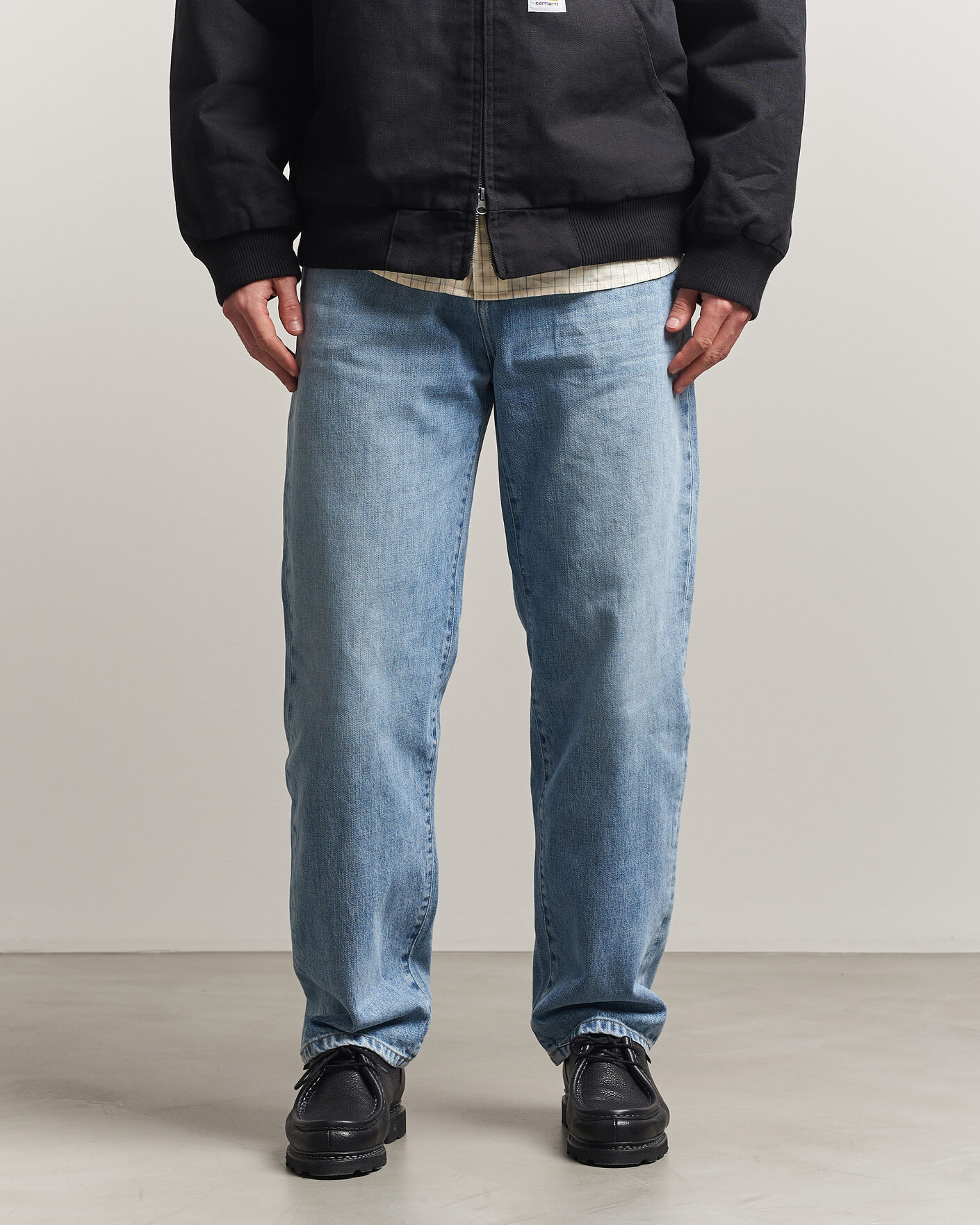 Men | Jeans | Carhartt WIP | Aaron Pant Smith Denim Burst Washed