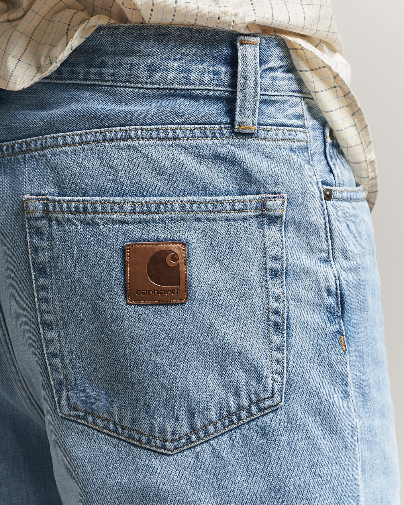 Men | Jeans | Carhartt WIP | Aaron Pant Smith Denim Burst Washed