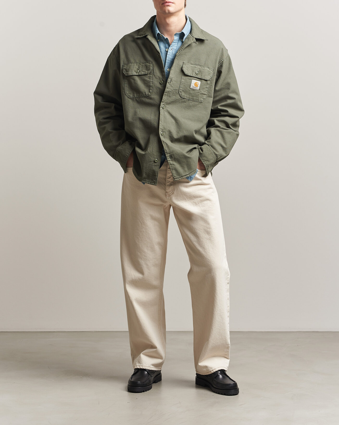 Carhartt WIP Kelsey Long Sleeve Shirt Leaf at CareOfCarl.com