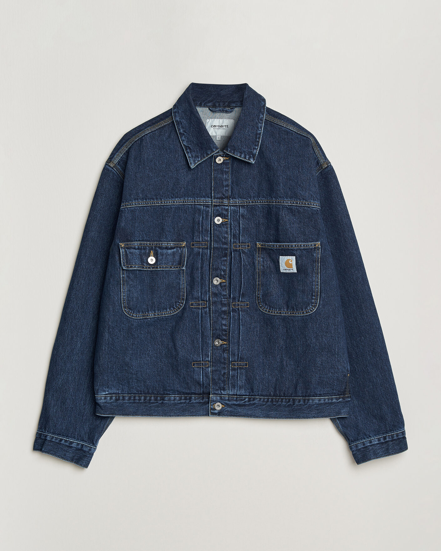 Men | Coats & Jackets | Carhartt WIP | Belmar Denim Jacket Blue Stone Wash