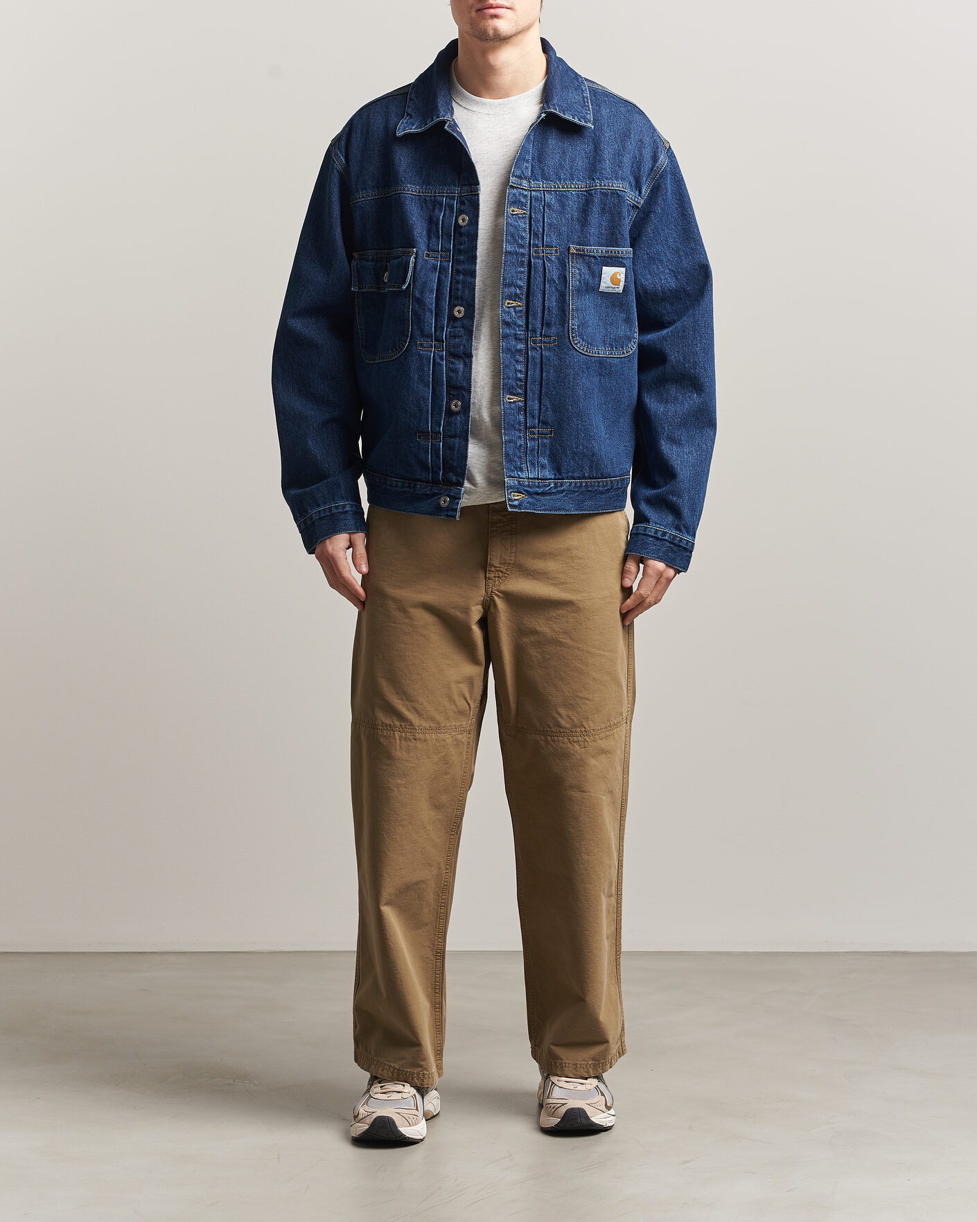 Carhartt WIP Belmar Denim Jacket Blue Stone Wash at CareOfCarl.com