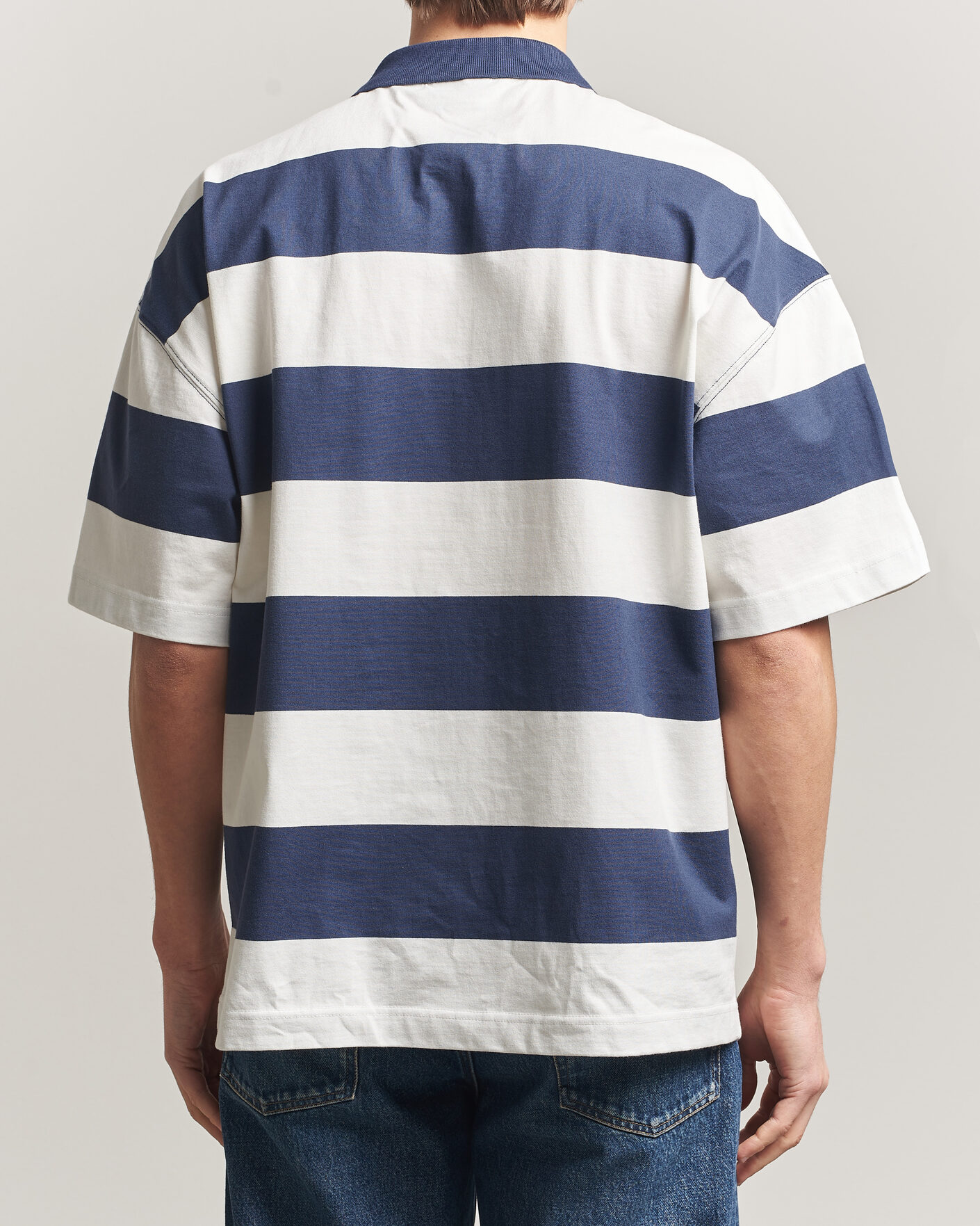 Men | Polo Shirts | Carhartt WIP | Delrey Polo Blue Stripe