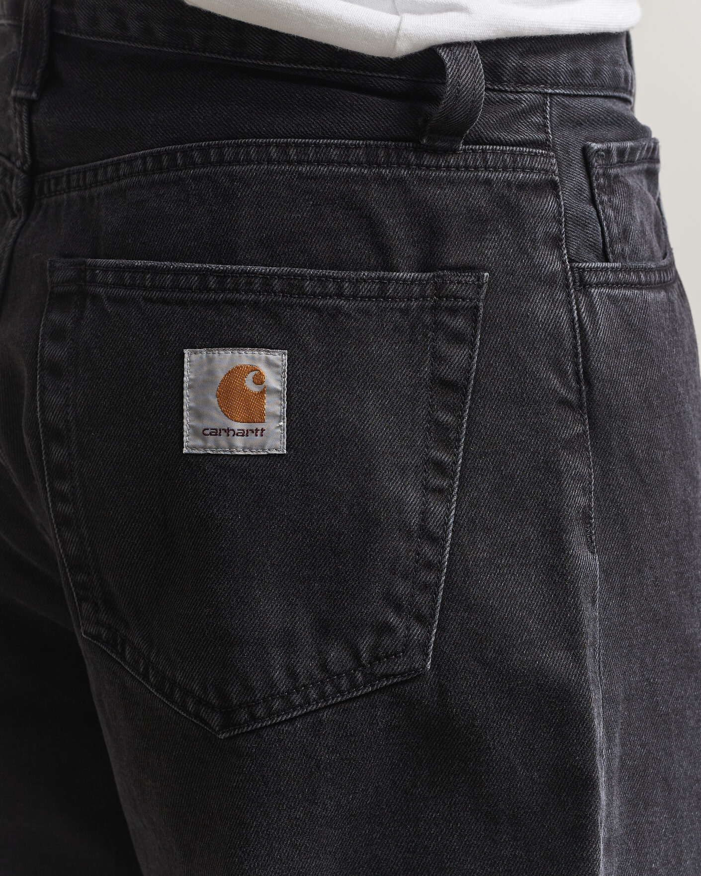 Men | Jeans | Carhartt WIP | Landon Pant Robertson Denim Black Stone Washed