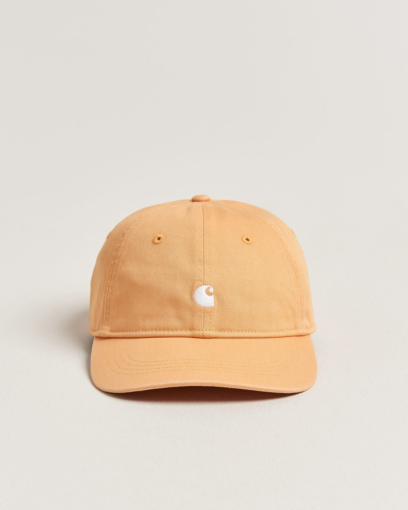 Carhartt WIP Madison Logo Cap Gentle Orange at CareOfCarl.com