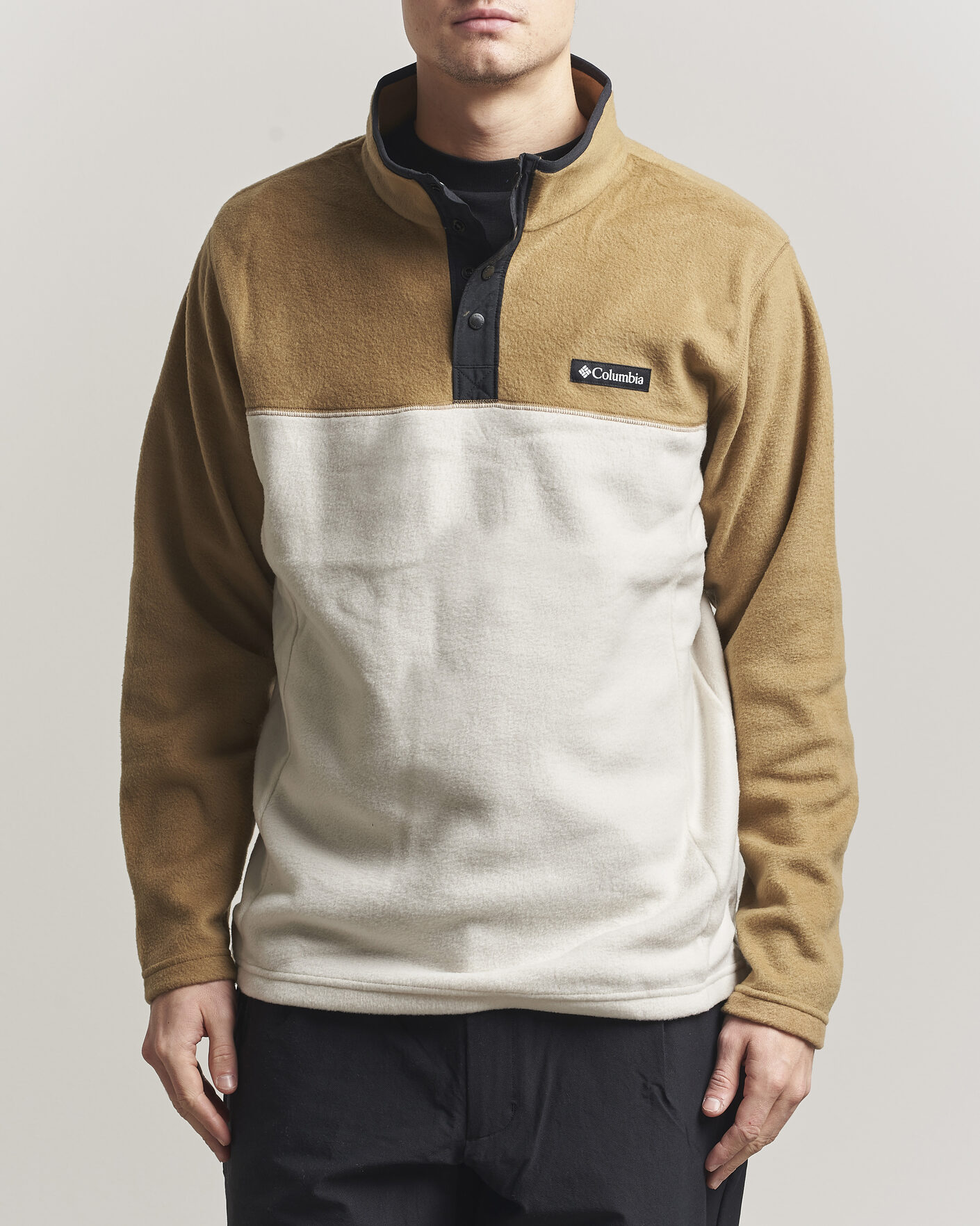 Men | Sweaters & Knitwear | Columbia | Steens Mountain Half Zip 2.0 Fleece Dark Stone/Delta