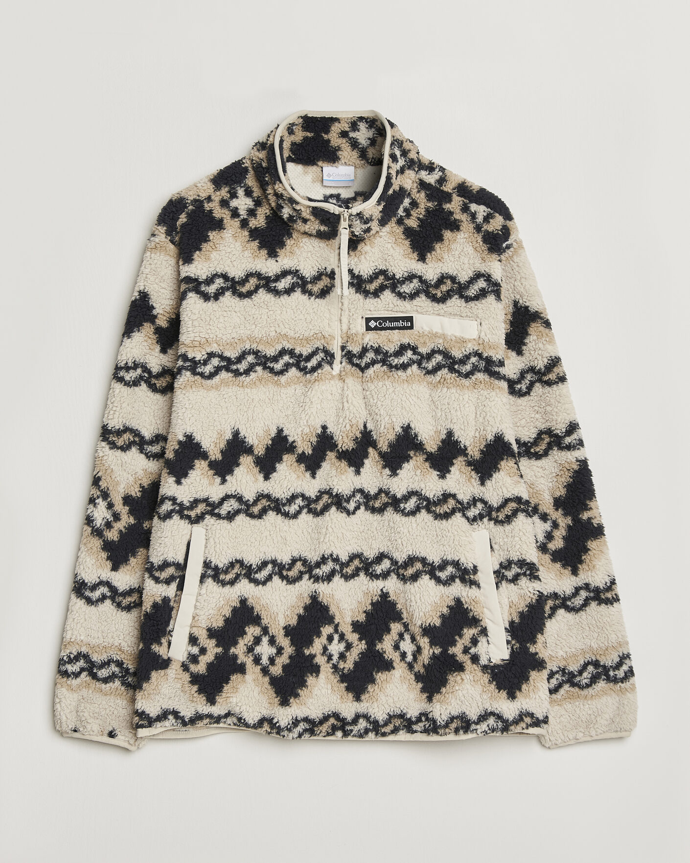 Columbia Rugged Ridge High Pile Half Zip Dark Stone Knitknot at