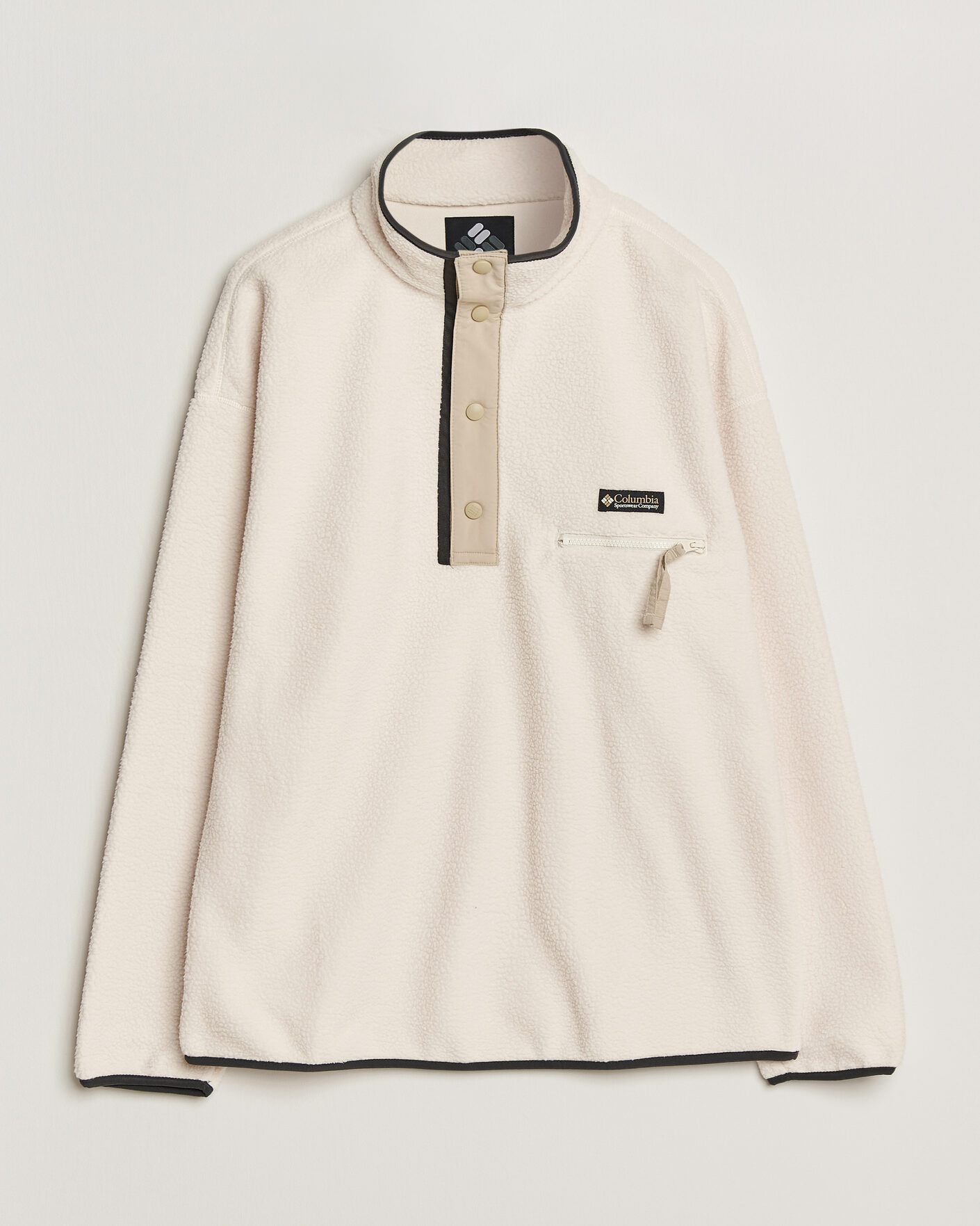 Men | Sweaters & Knitwear | Columbia | Helvetia II Half Snap Fleece Chalk