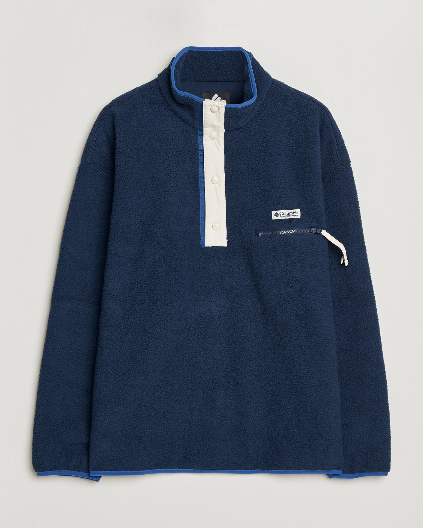 パニャ② Columbia Helvetia II Half Snap Fleece Navy at CareOfCarl.com