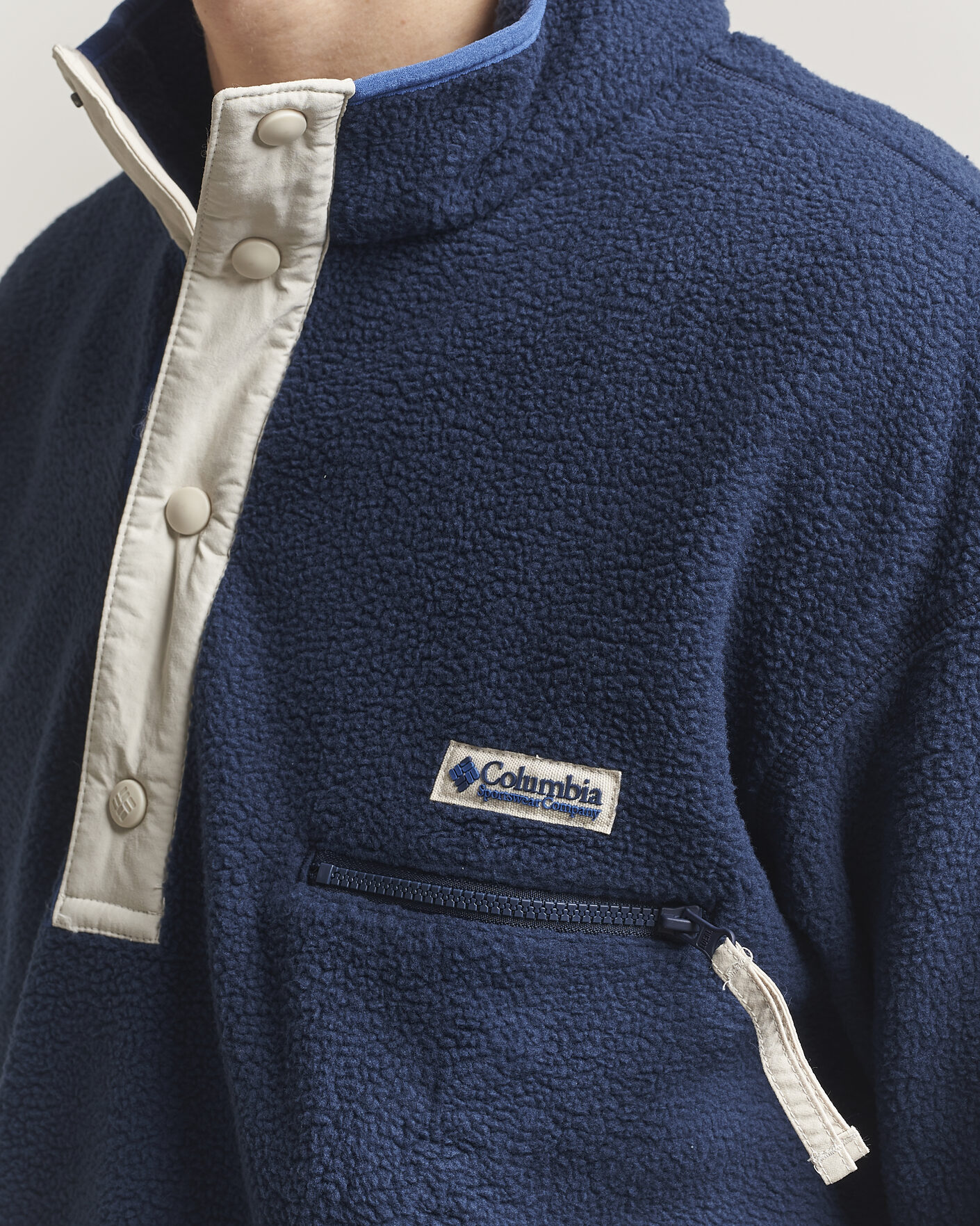 Columbia Helvetia II Half Snap Fleece Navy at CareOfCarl.com