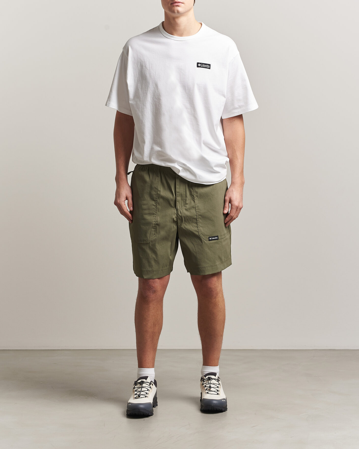 Men | Shorts | Columbia | Landroamer Scout Shorts Stone Green