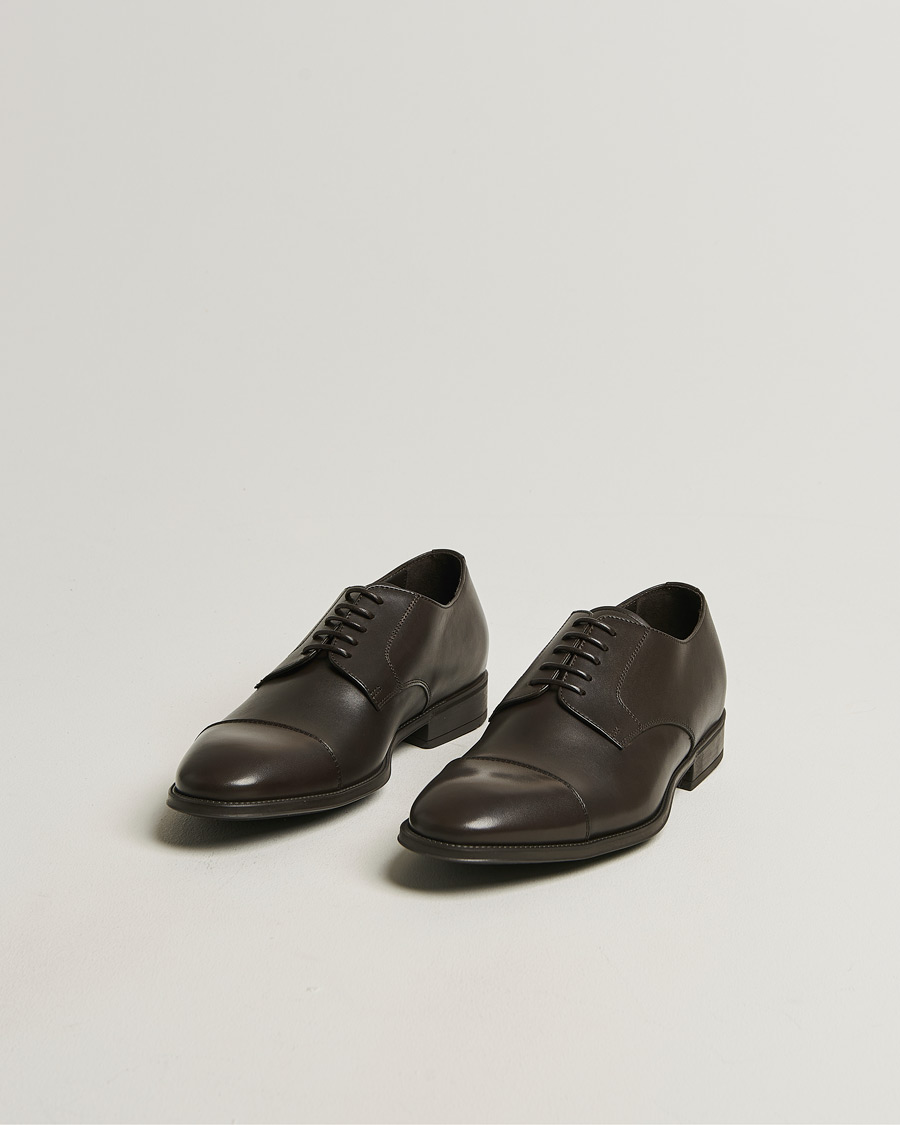 Men | Derby Shoes | Canali | Rubber Sole Derby Brown Calf