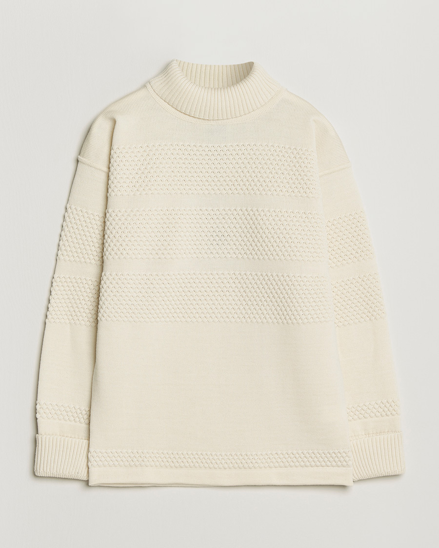 Men | Sweaters & Knitwear | S.N.S. Herning | Fisherman Sweater Natural White