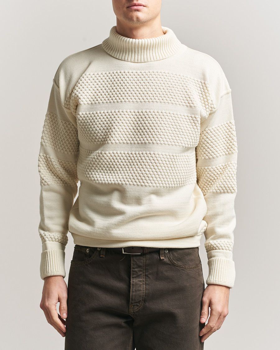 Men | Sweaters & Knitwear | S.N.S. Herning | Fisherman Sweater Natural White