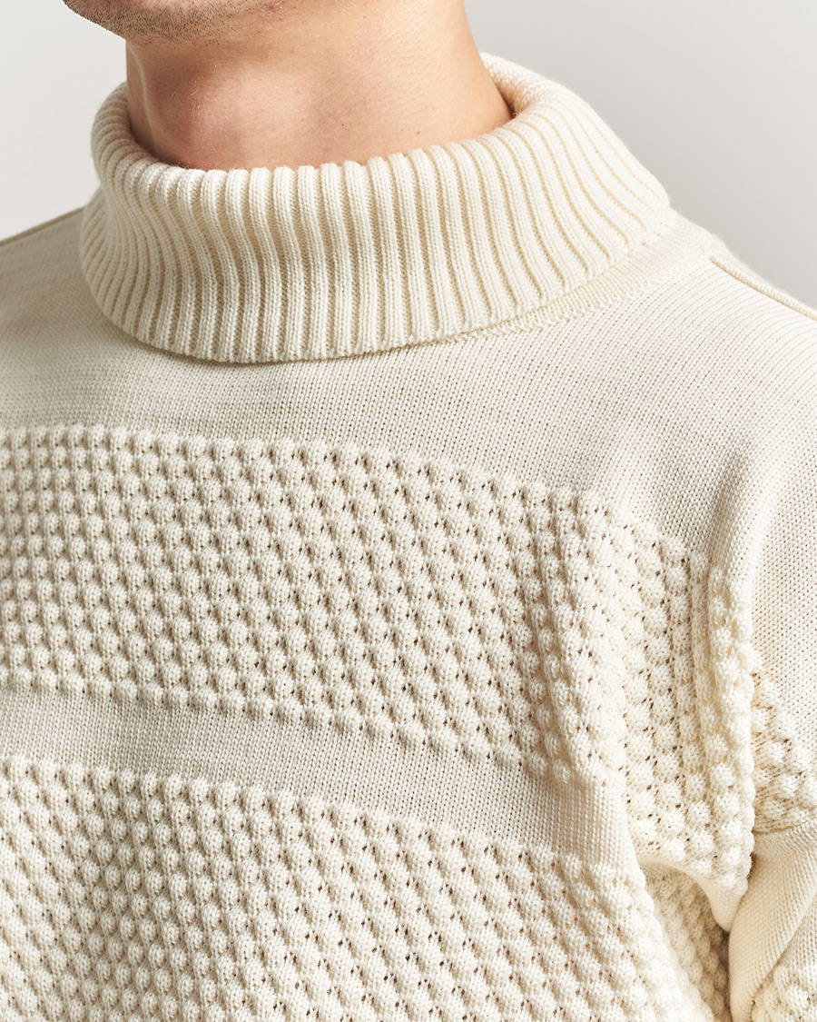 Men | Sweaters & Knitwear | S.N.S. Herning | Fisherman Sweater Natural White