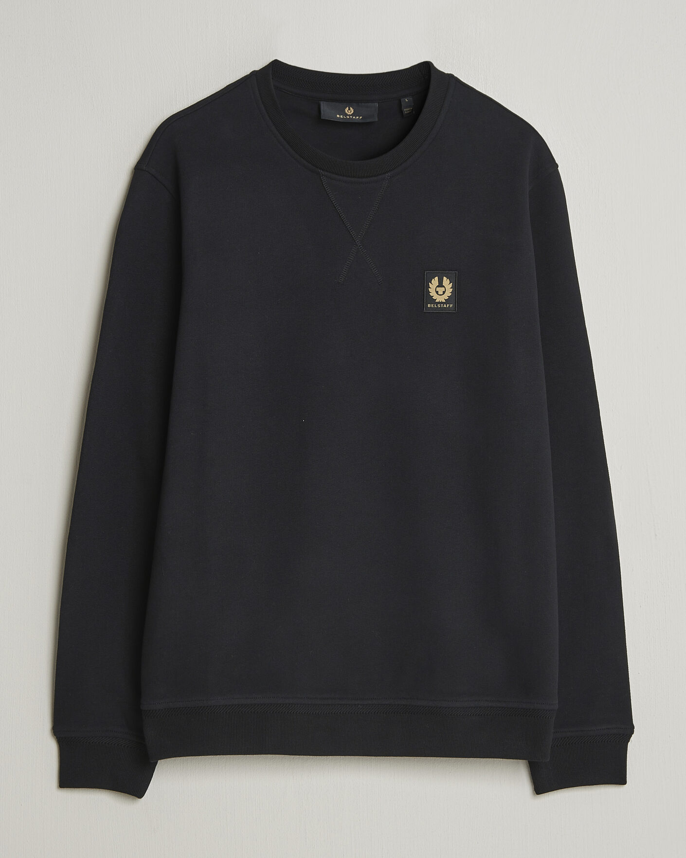Men | Sweaters & Knitwear | Belstaff | Signature Crew Neck Sweatshirt Black
