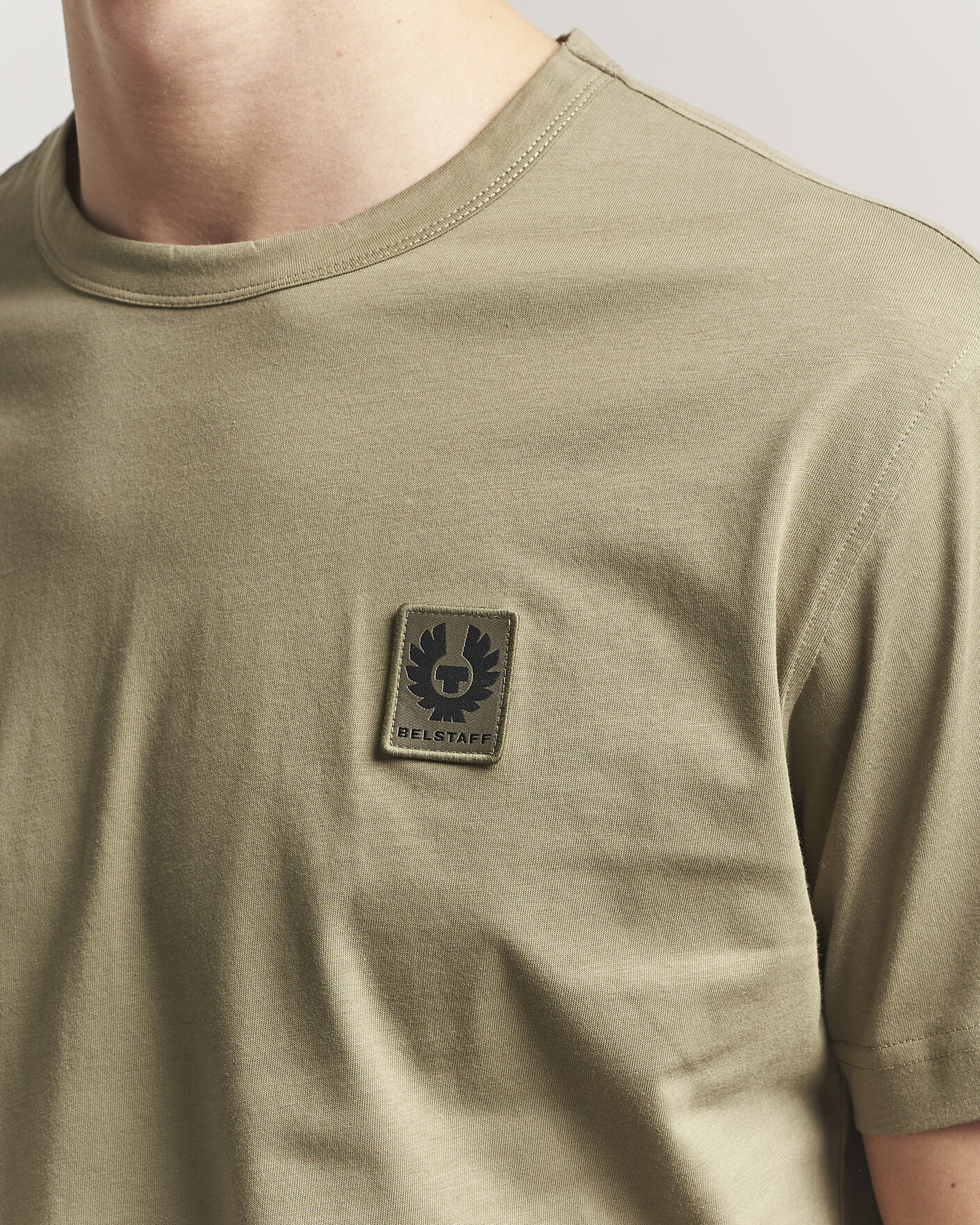 Men | T-Shirts | Belstaff | Signature Crew Neck T-Shirt Fatigue Green