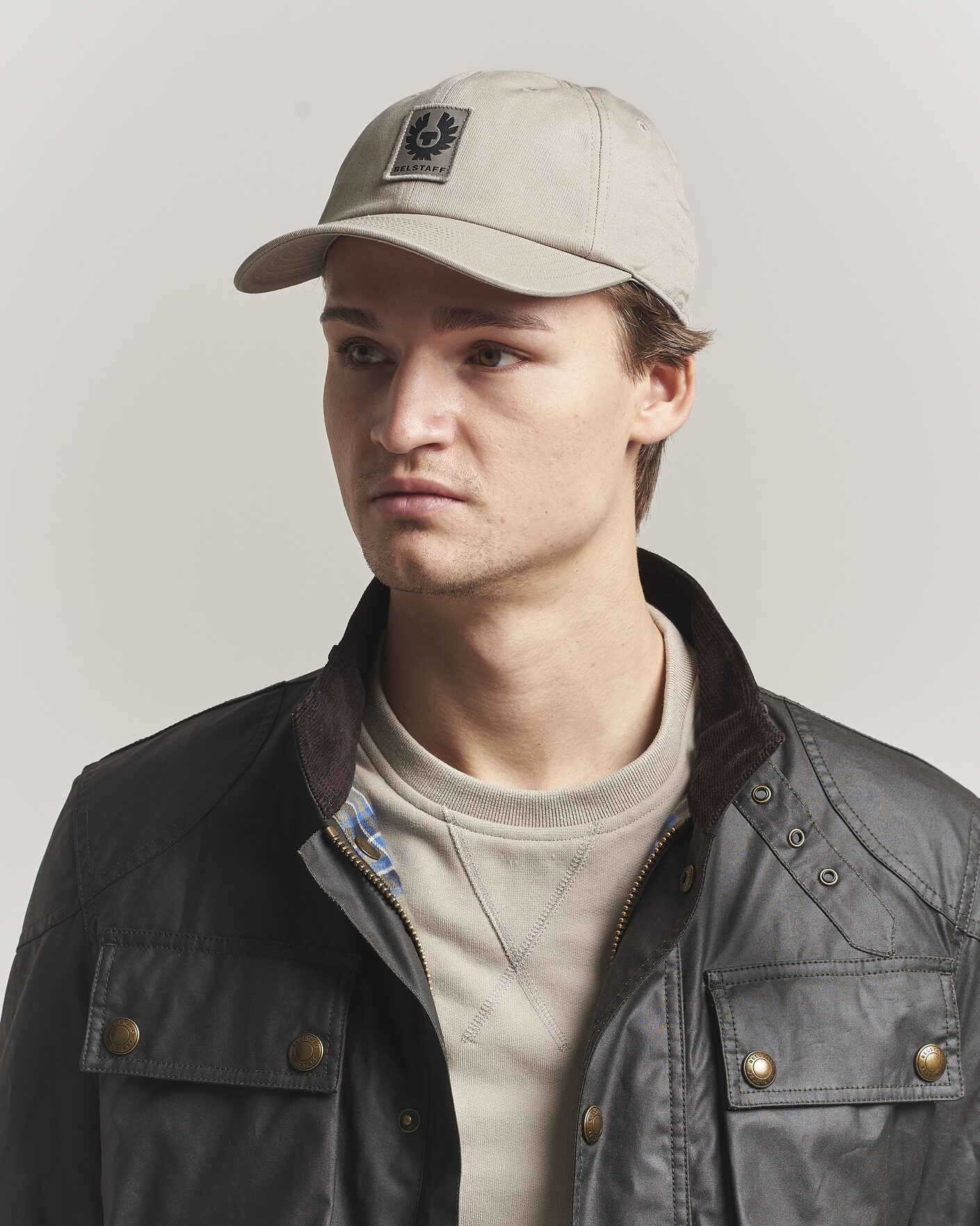 Men | Hats & Caps | Belstaff | Pheonix Logo Cap Dark Sand