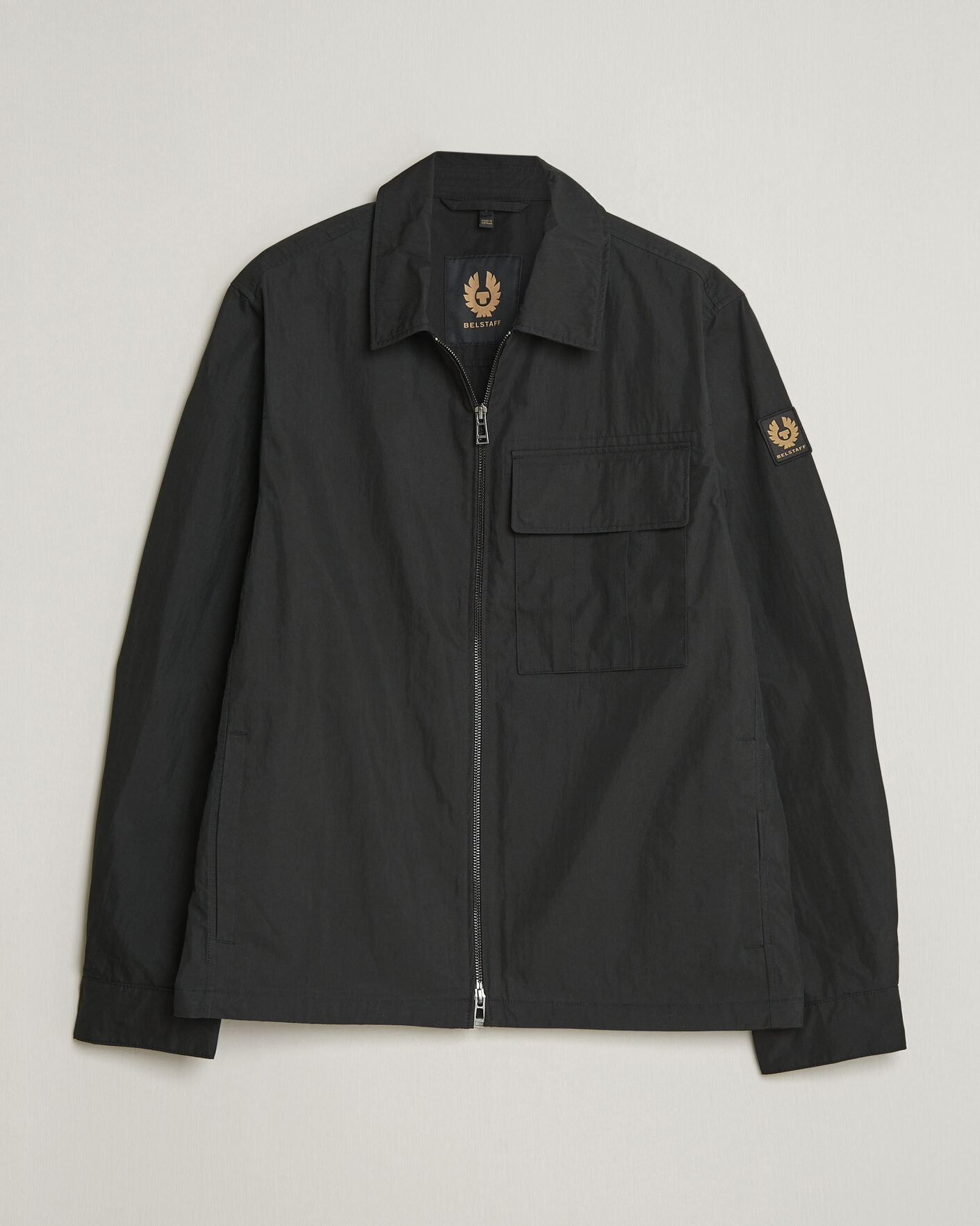 Men | Shirts | Belstaff | Cargo Overshirt Black
