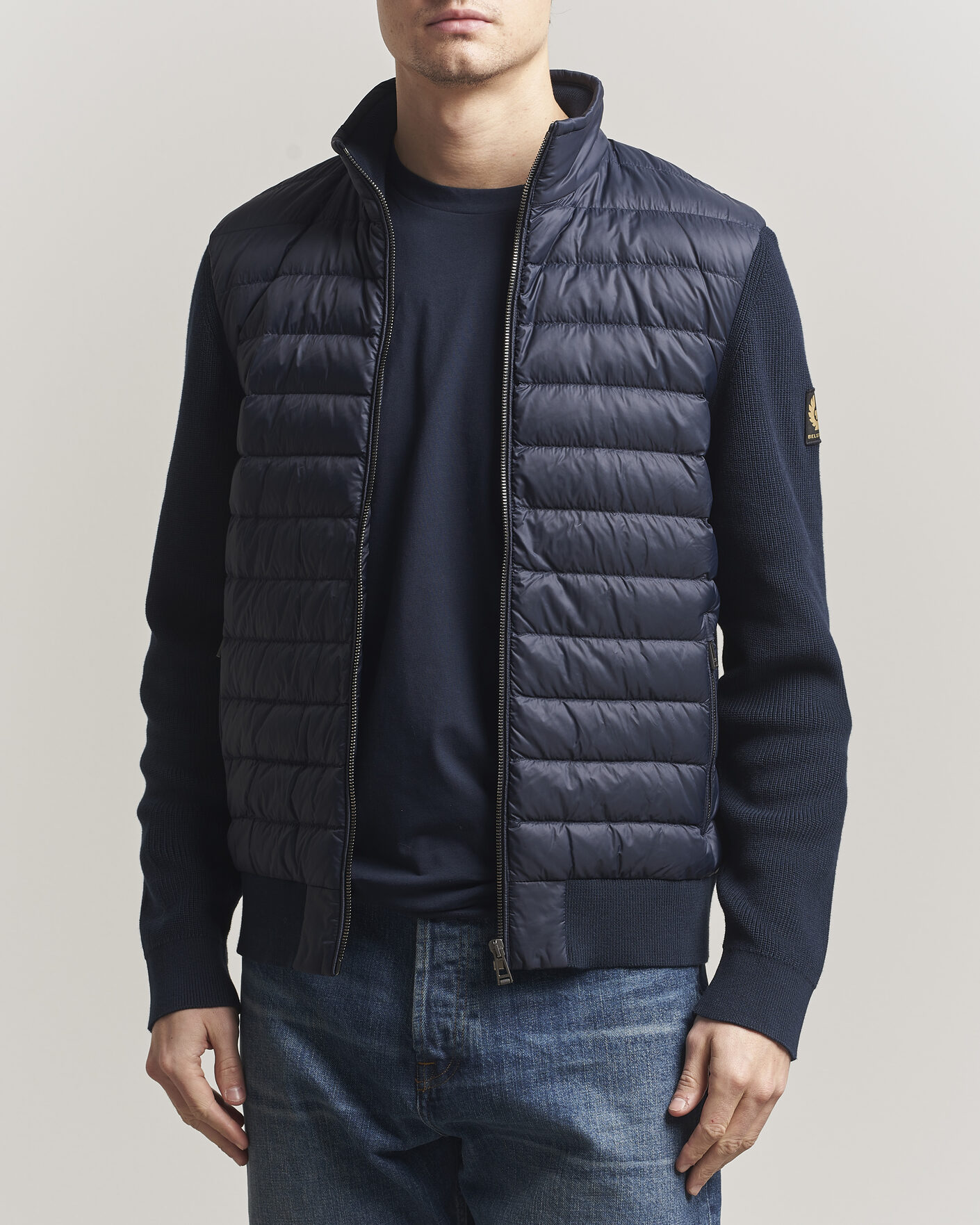 Men | Coats & Jackets | Belstaff | Control Hybrid Jacket Dark Ink