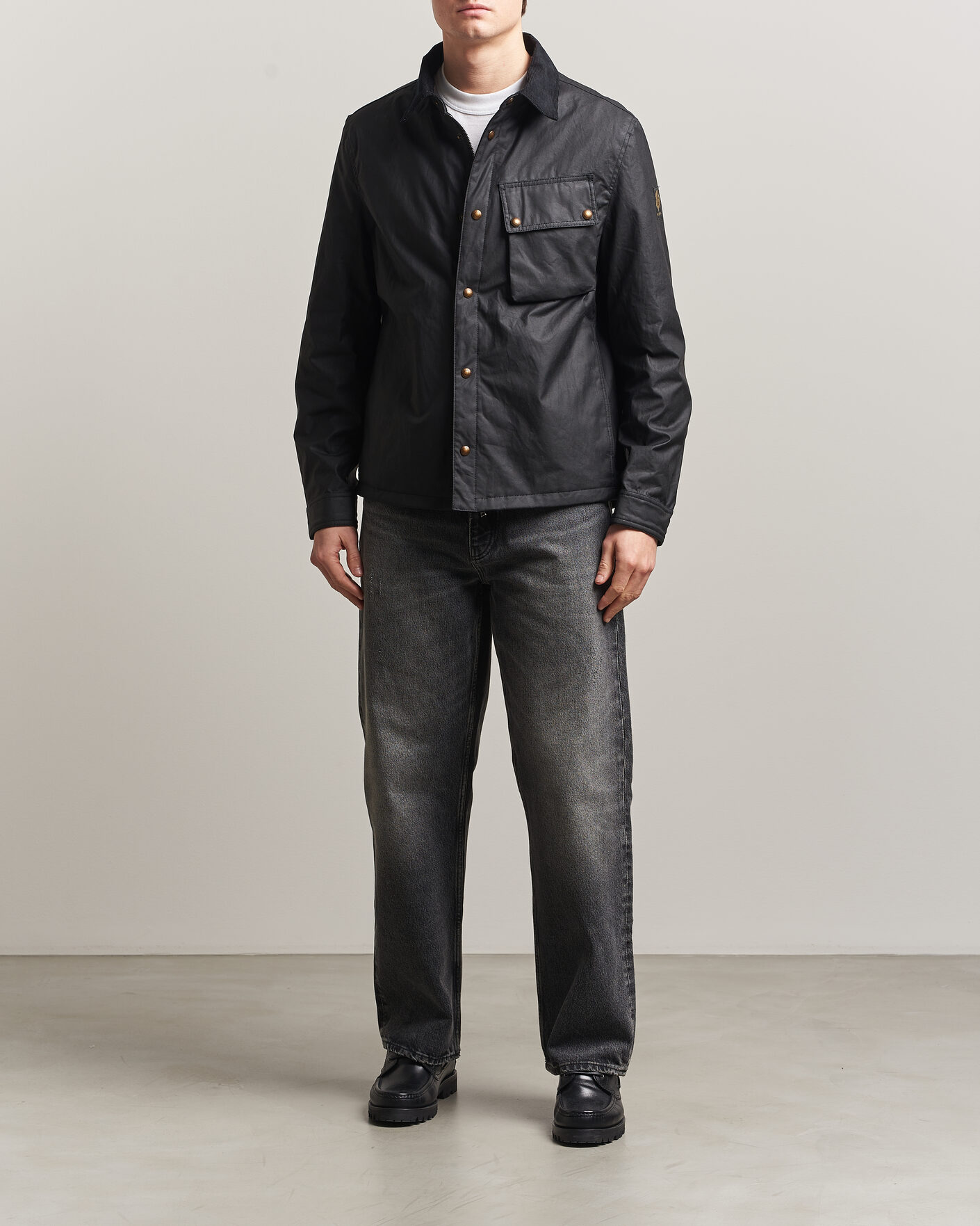 Men | Coats & Jackets | Belstaff | Ground Wax Jacket Black
