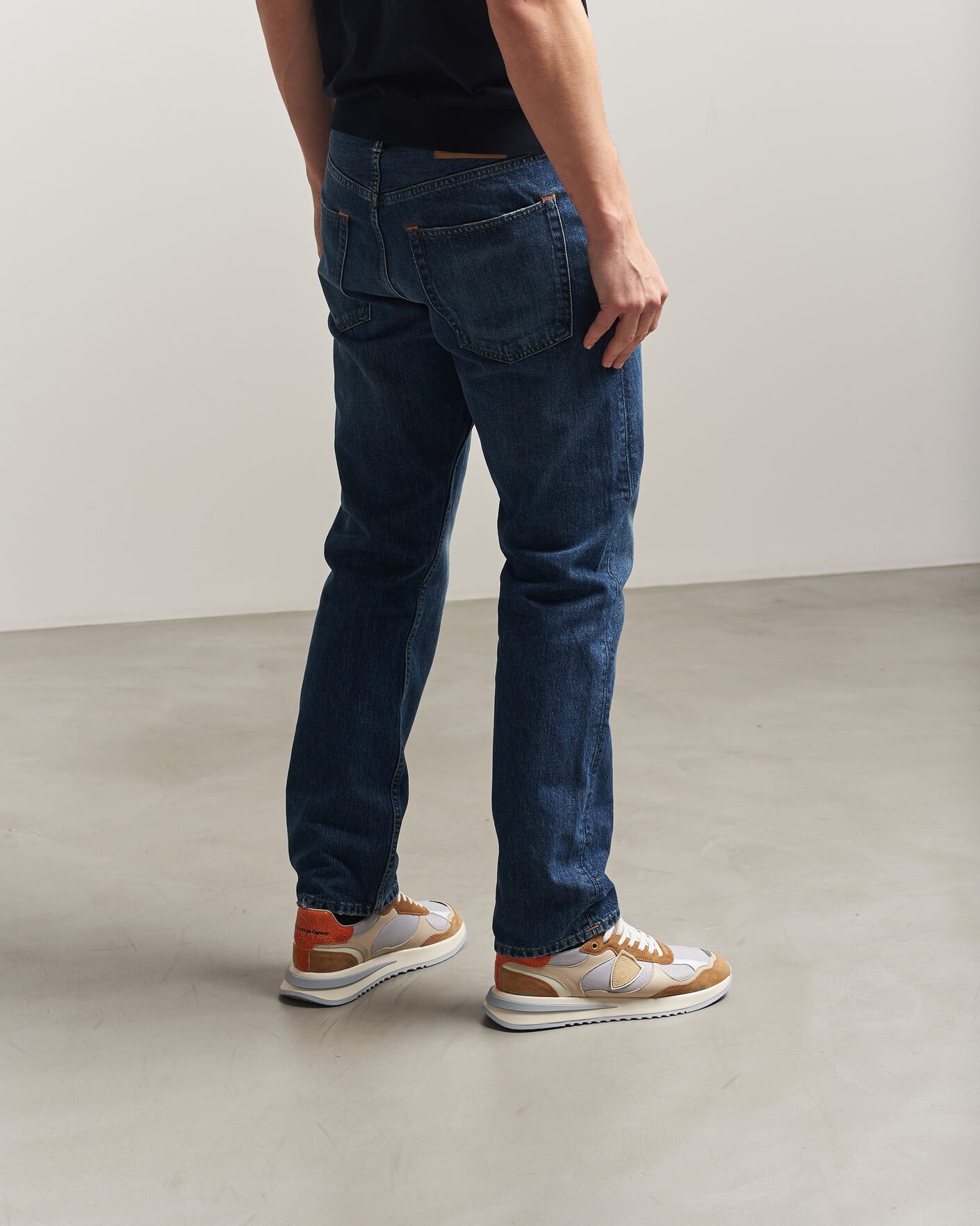 Men | Sneakers | Philippe Model | Olympique Running Sneaker Grey/Brown